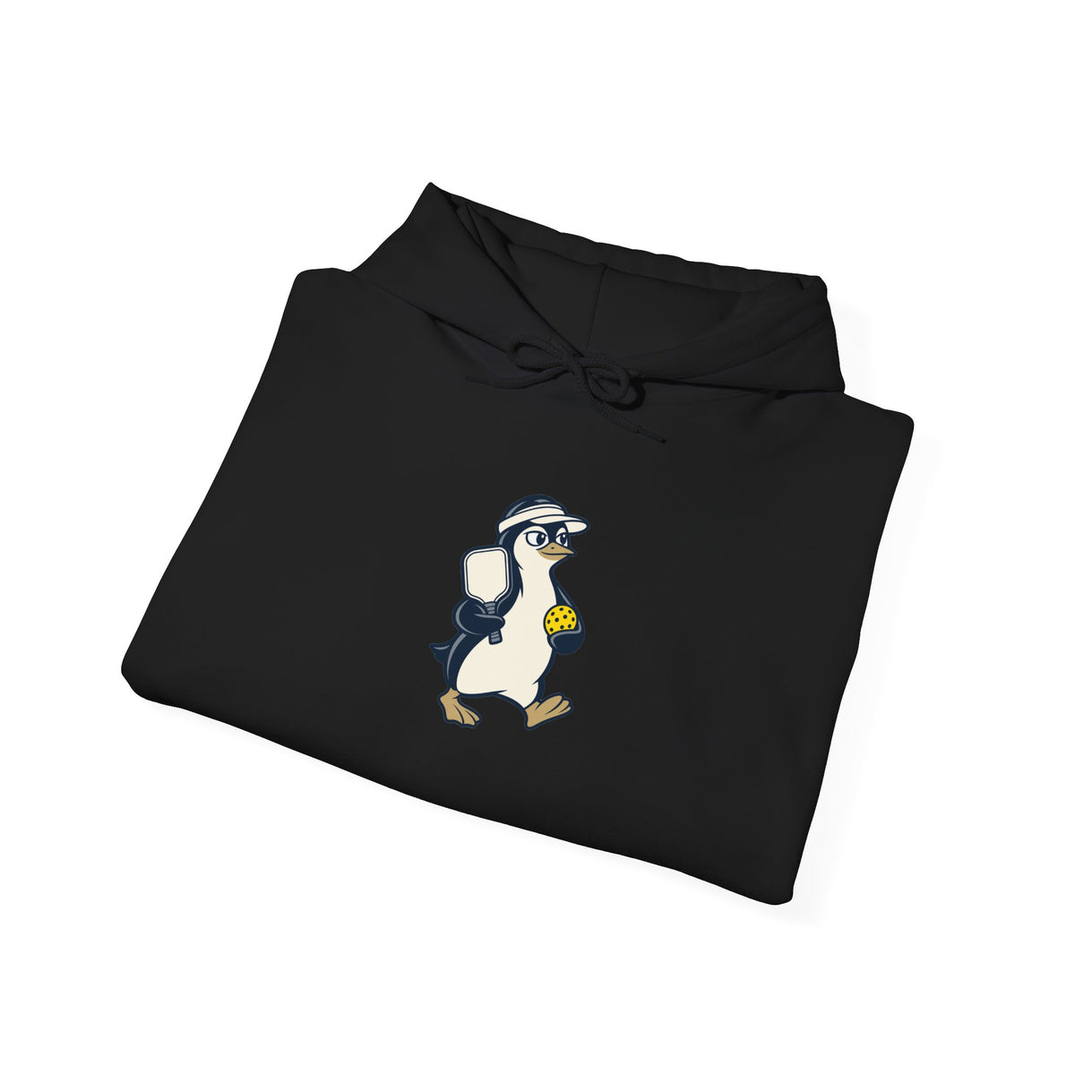 Penguin pickleball hoodie, Cool Under Pressure