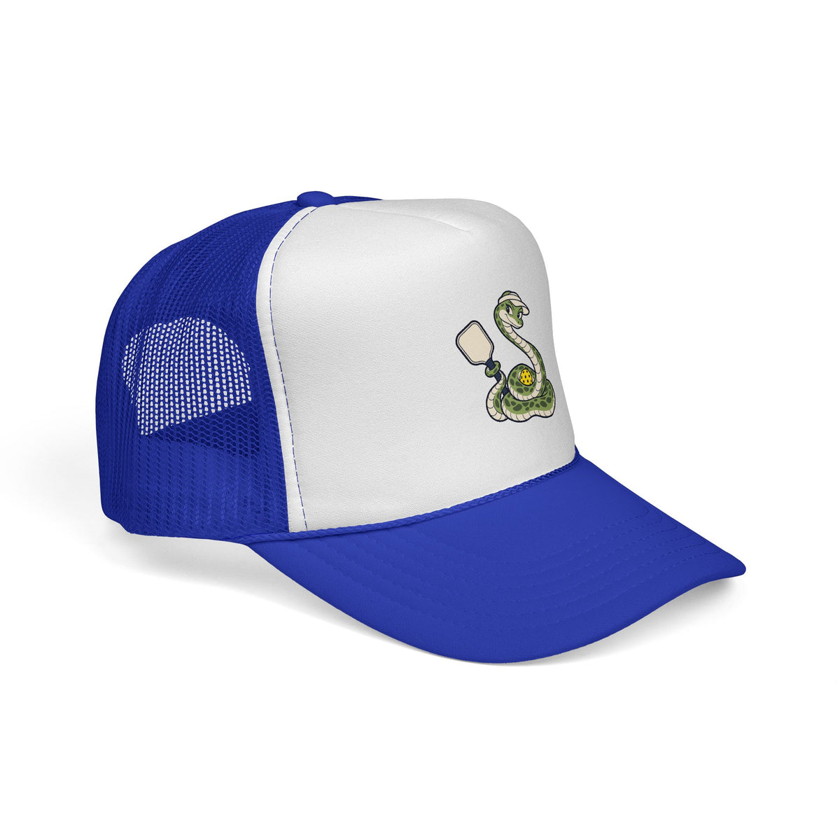 Pickleball snake trucker hat, A Sneaky Little Return