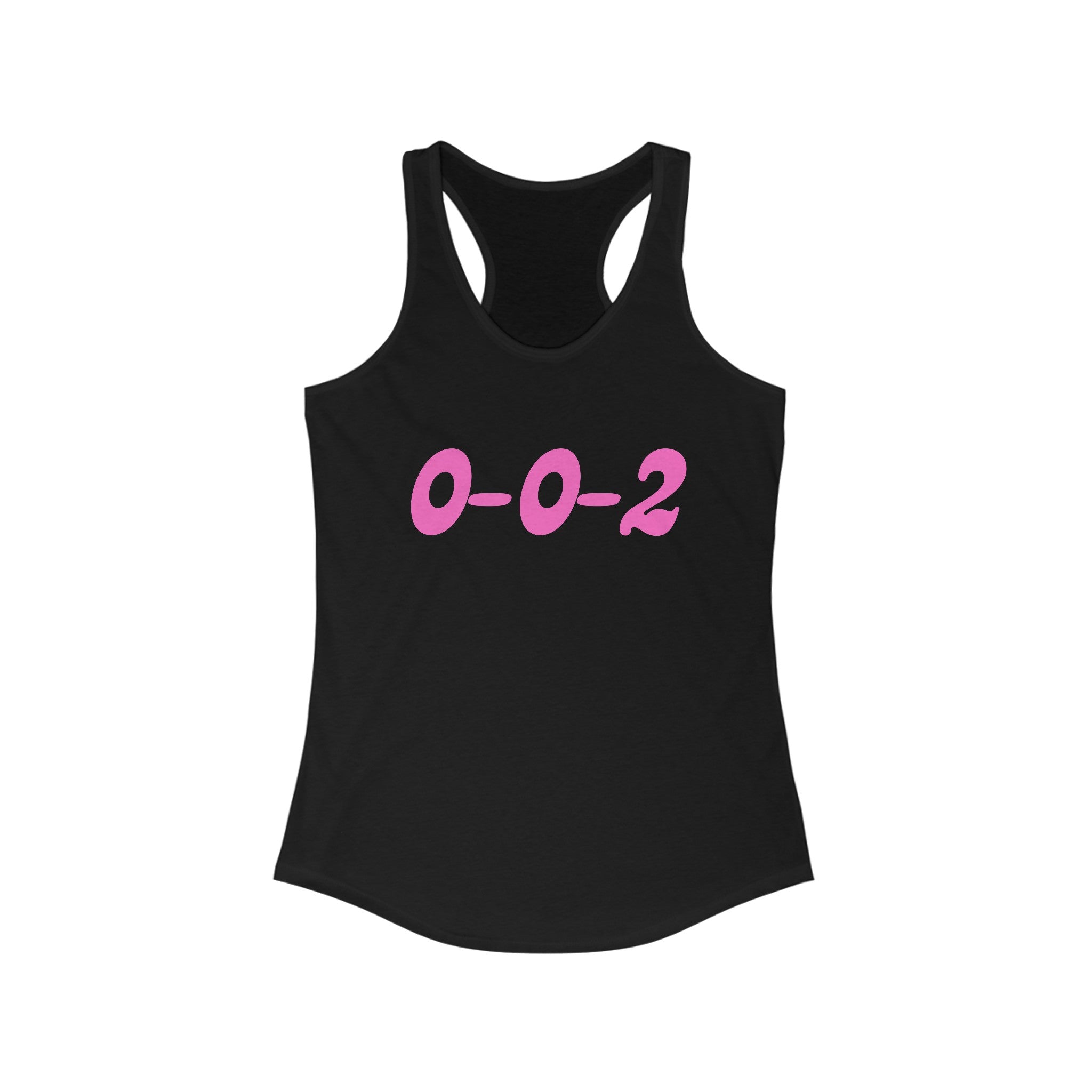 Women's Racerback Slim Fit Pickleball Tank | 0-0-2 | Pink Wednesdays Collection