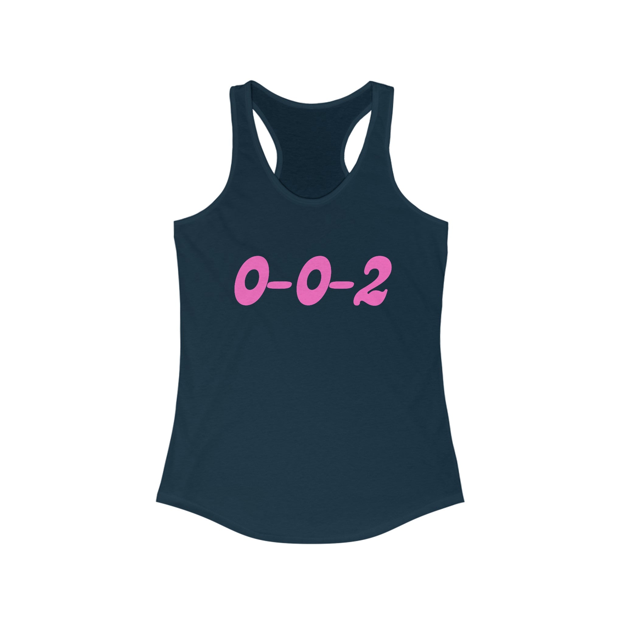 Women's Racerback Slim Fit Pickleball Tank | 0-0-2 | Pink Wednesdays Collection