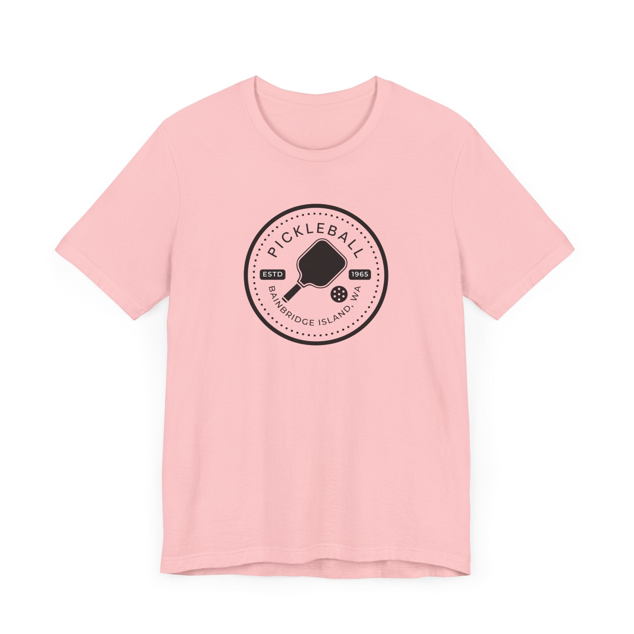 Pickleball T-Shirt - Pickleball Logo Bainbridge Island