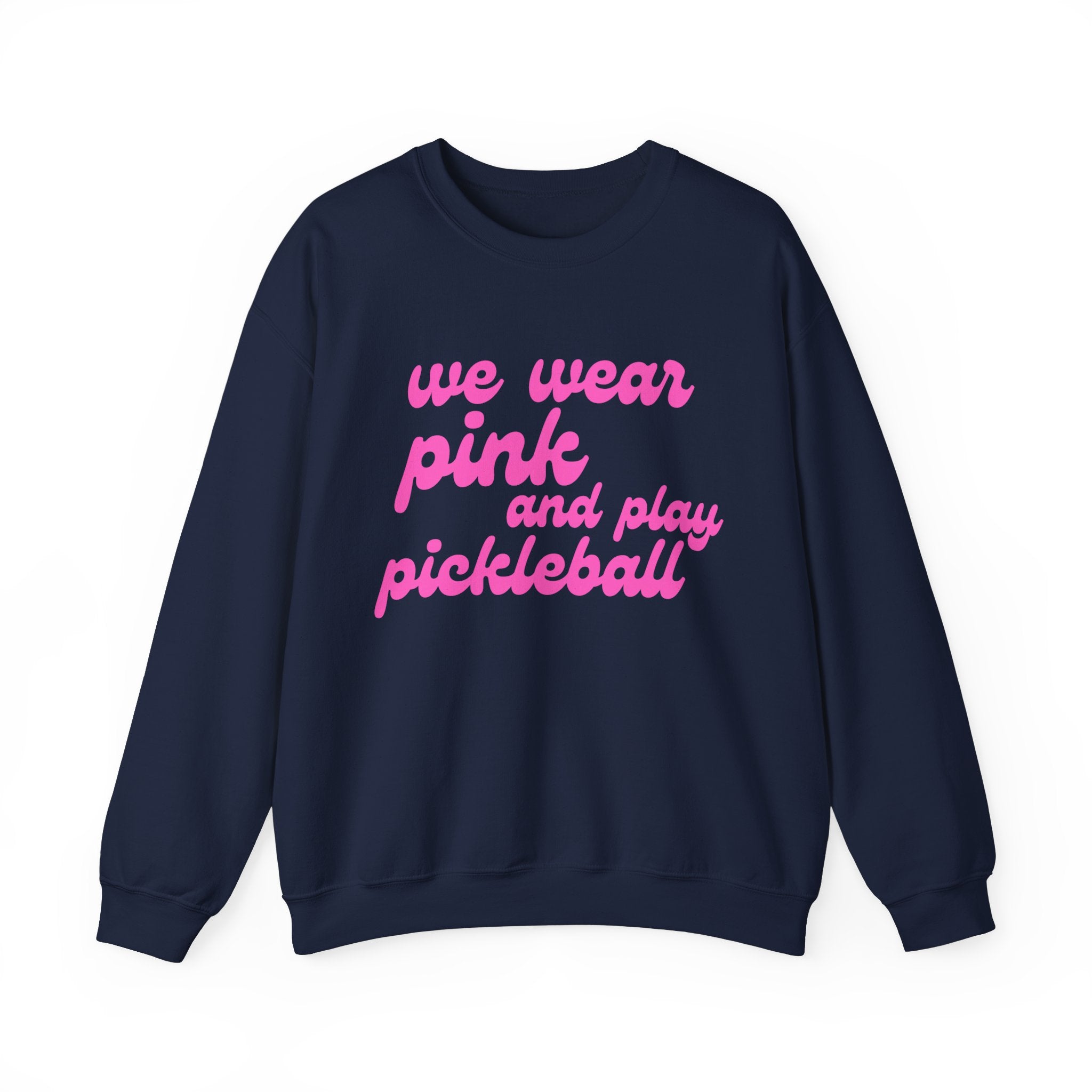 Heavy Blend Crewneck Sweatshirt | we wear pink and wear pickleball | Pink Wednesdays Collection