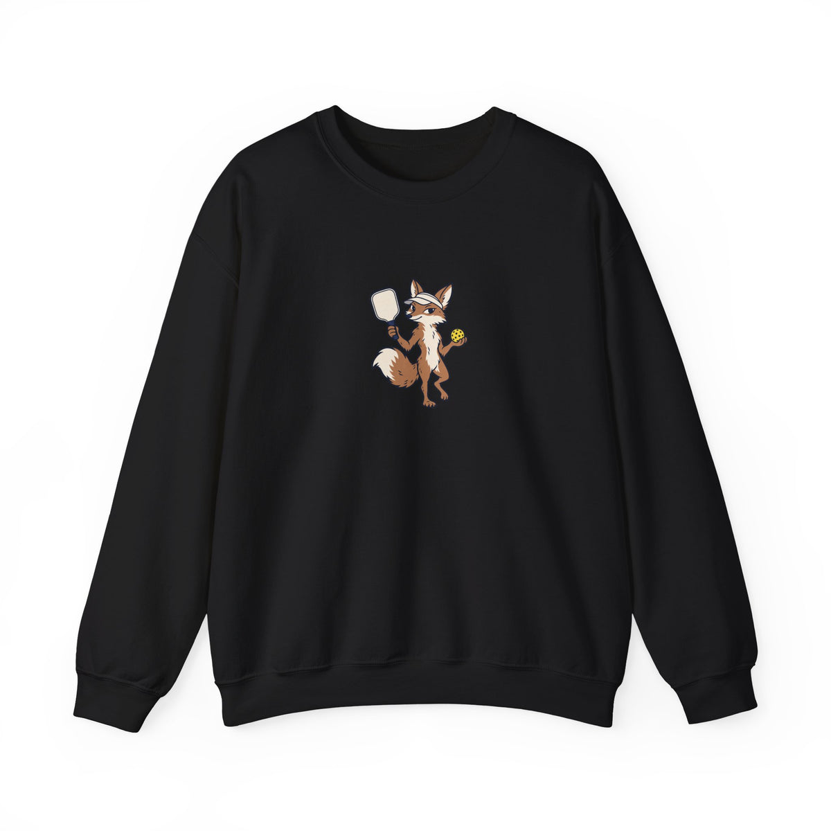 Fox pickleball crewneck sweatshirt in Black