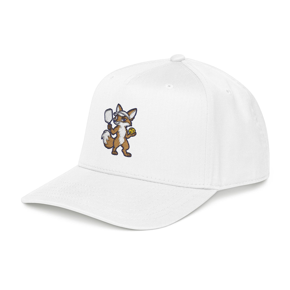 Embroidered pickleball fox baseball cap, Sly Little Dinks