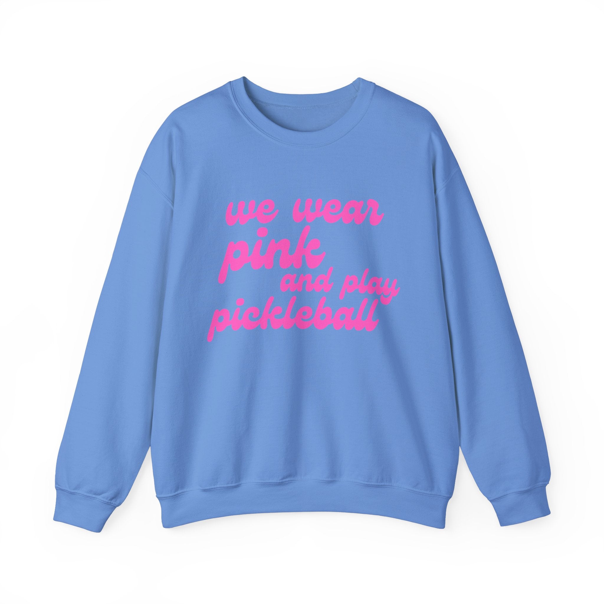 Heavy Blend Crewneck Sweatshirt | we wear pink and wear pickleball | Pink Wednesdays Collection