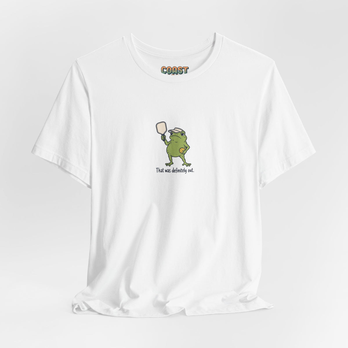 Frog pickleball t-shirt, That Was Definitely Out