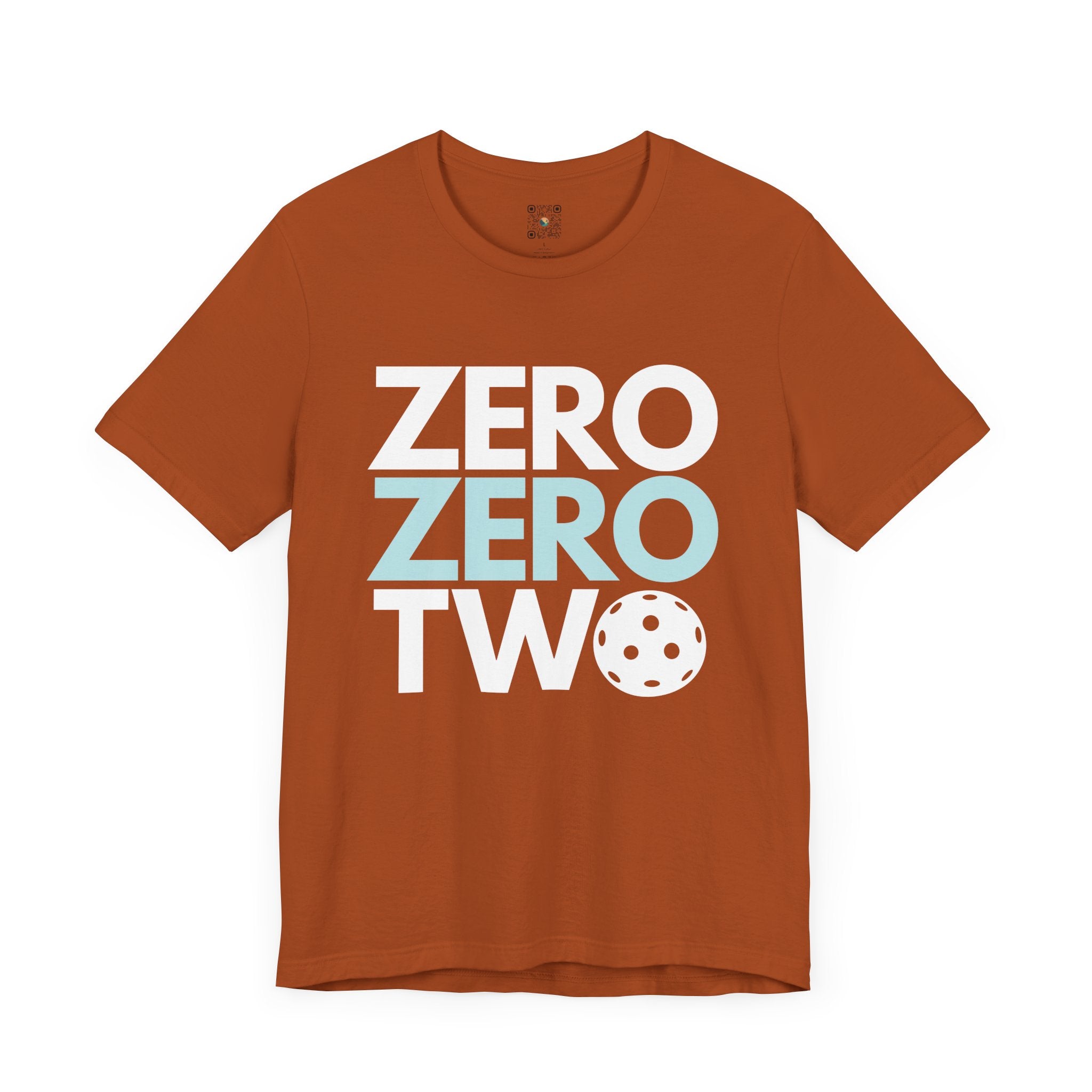 Pickleball T-Shirt - ZERO ZERO TWO with Pickleball Design