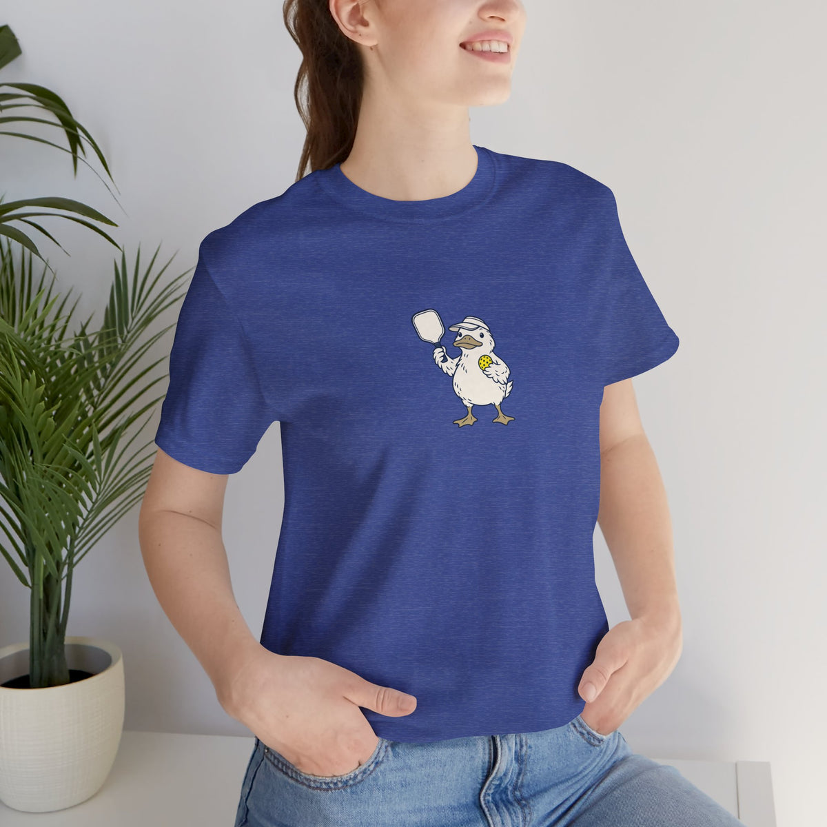 Duck pickleball t-shirt, Calm on Top, Paddling Hard Below