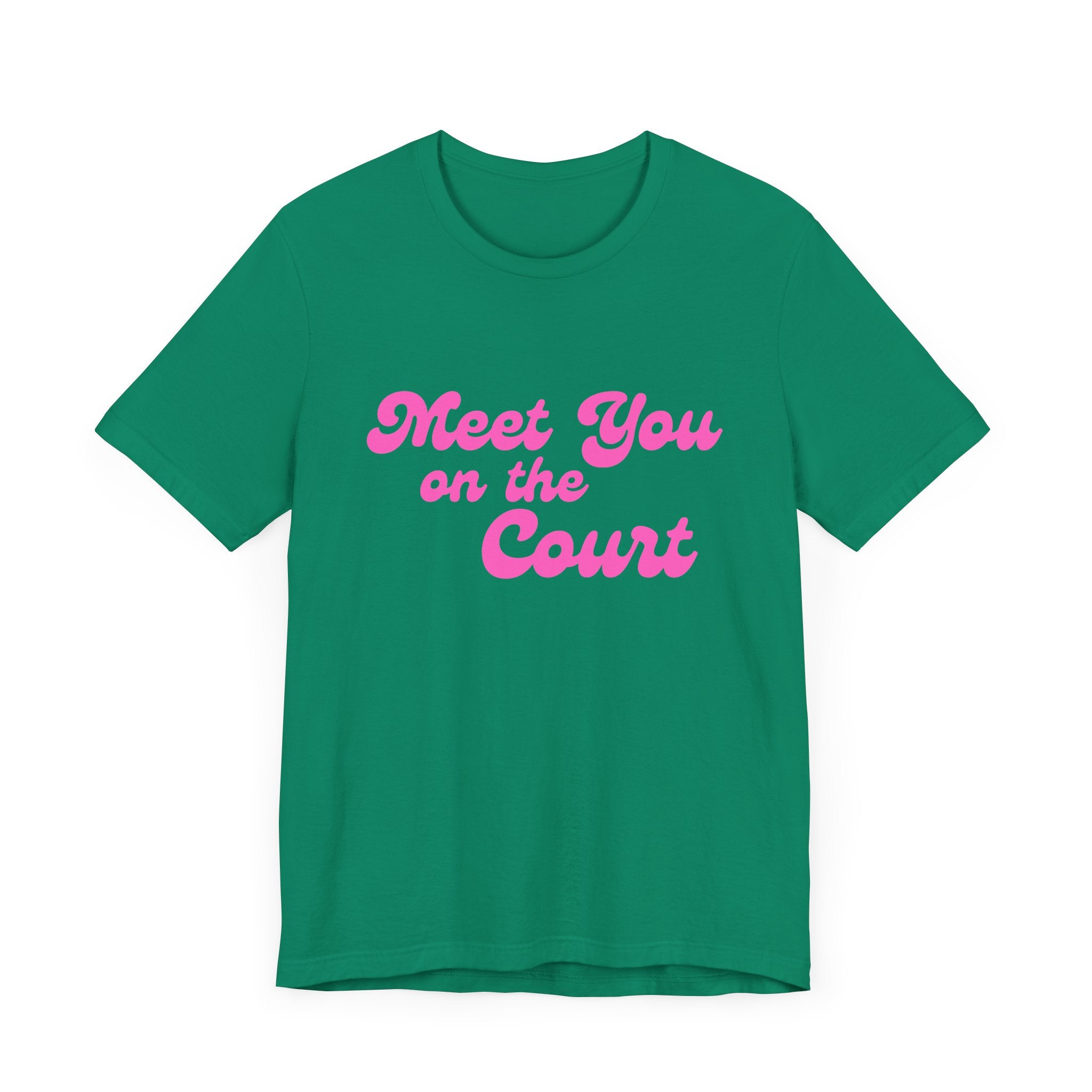 Pickleball T-Shirt | Meet you on the Court | Pink Wednesdays Collection