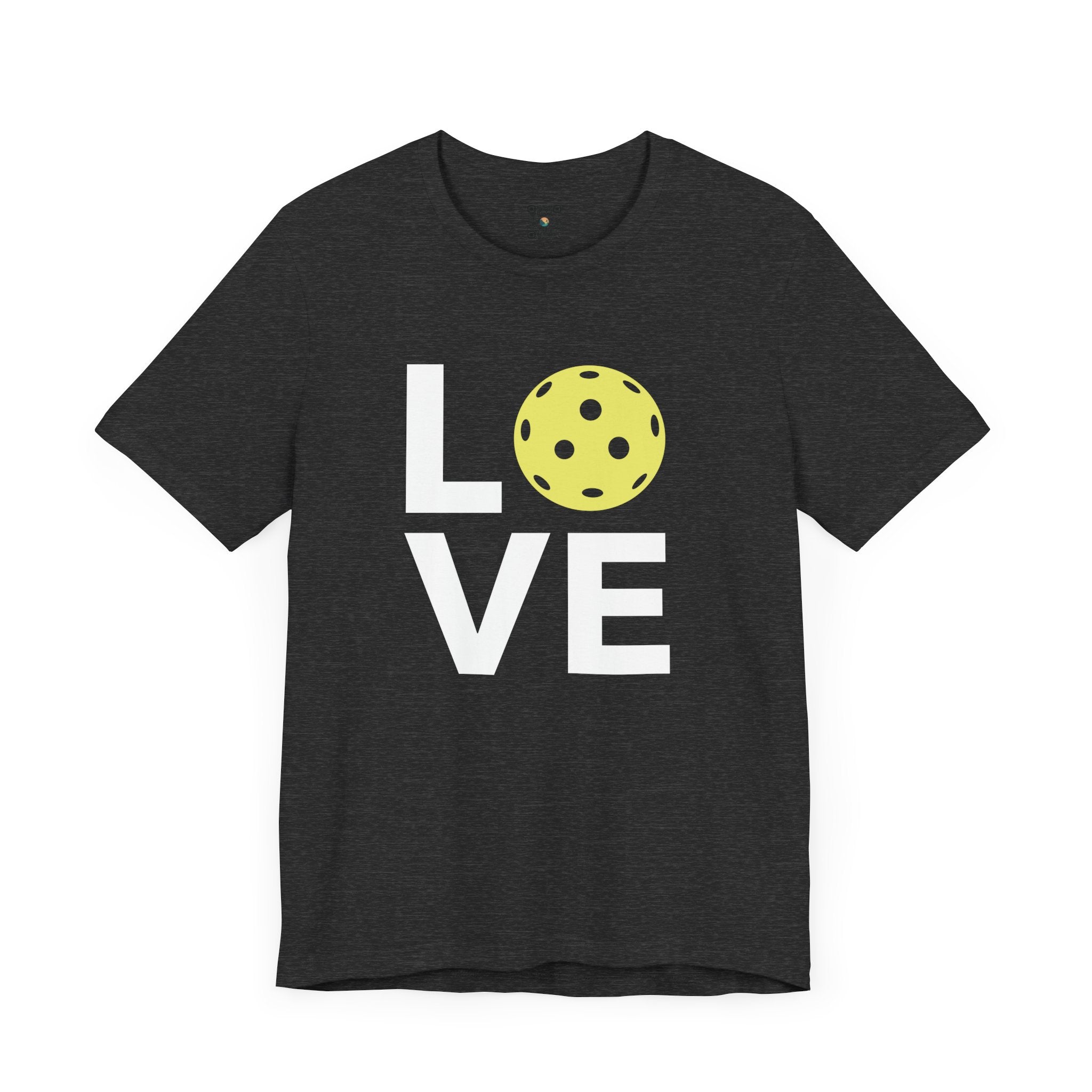Pickleball T-Shirt - LOVE Pickleball with Yellow Ball