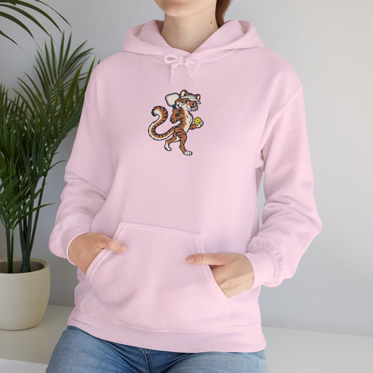 Tiger pickleball hoodie, Eye of the Tiger Dink