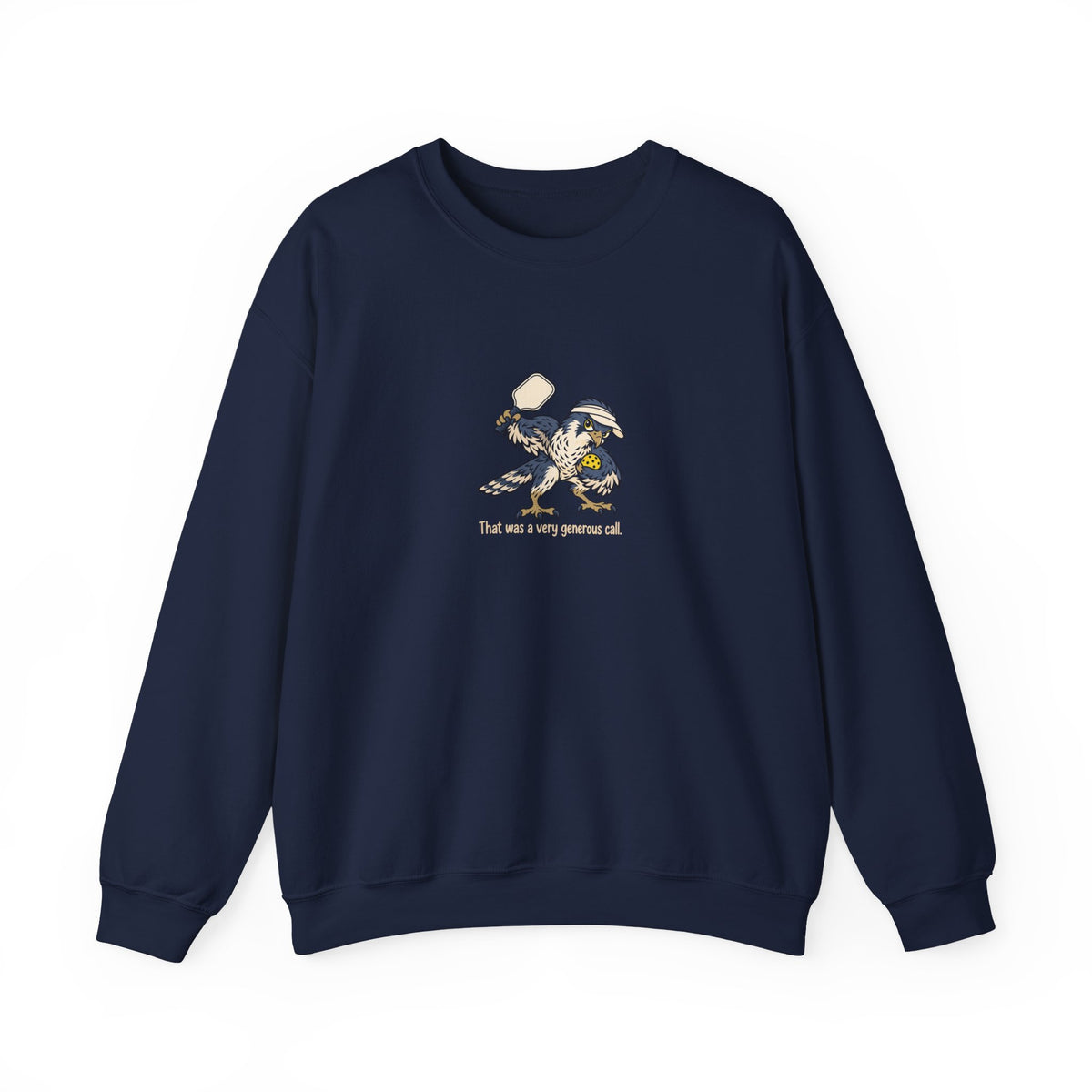 Falcon pickleball crewneck sweatshirt in Navy
