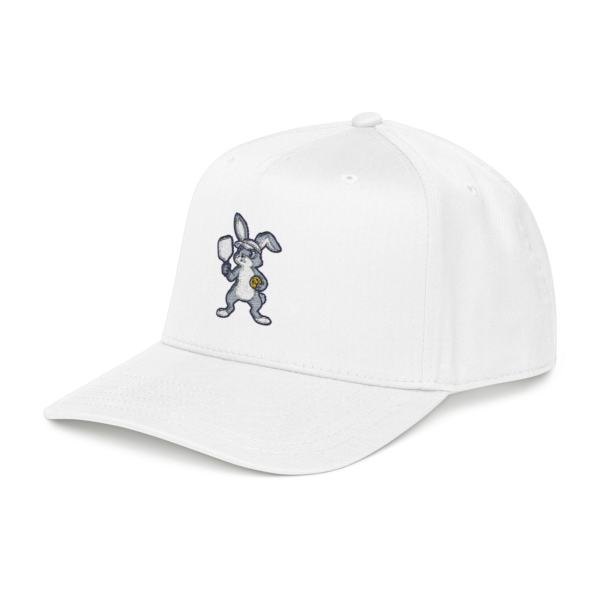 Embroidered pickleball rabbit baseball cap, Can We Play Another?