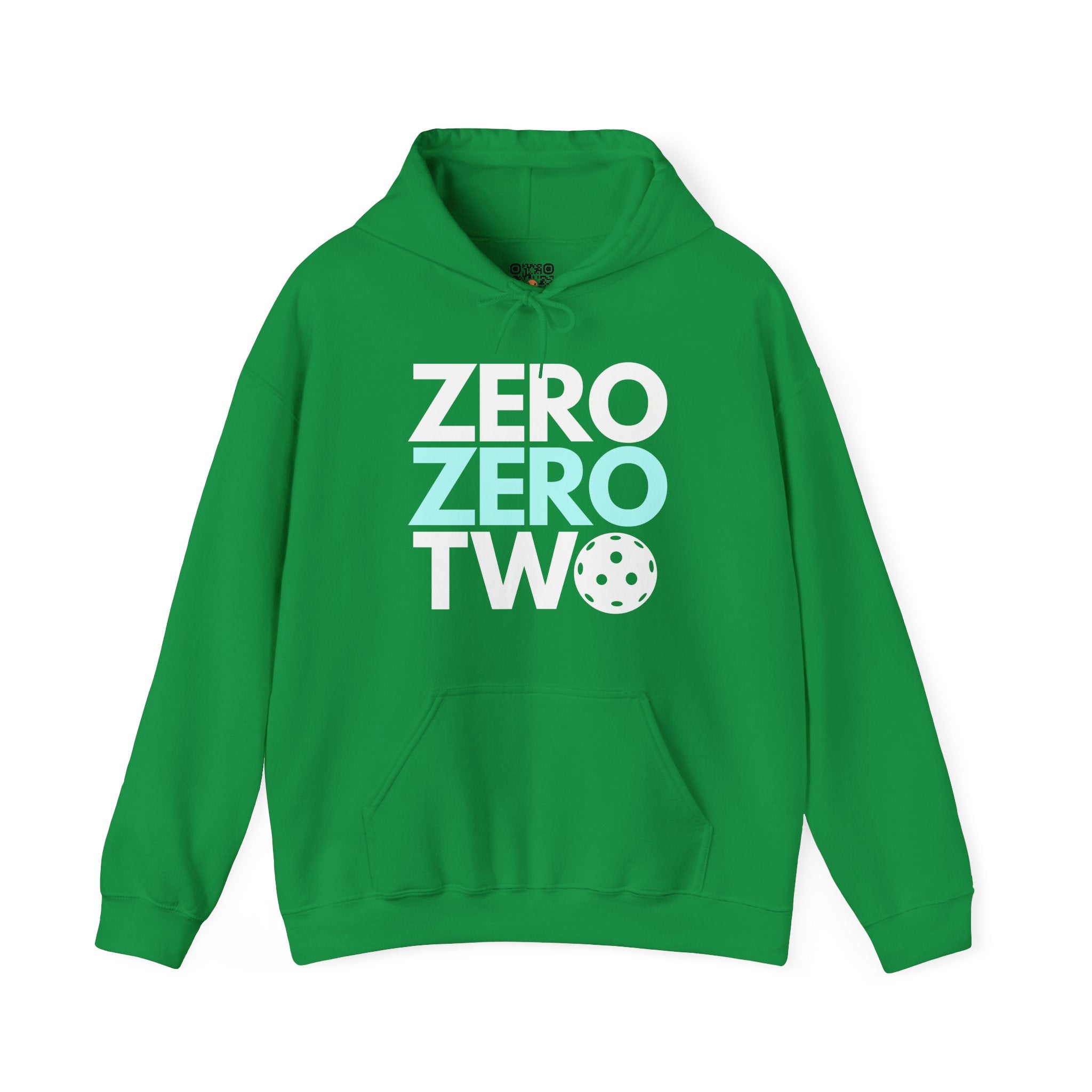 Pickleball Hoodie - ZERO ZERO TWO with Pickleball - Pickleball Hoodie for Women & Men