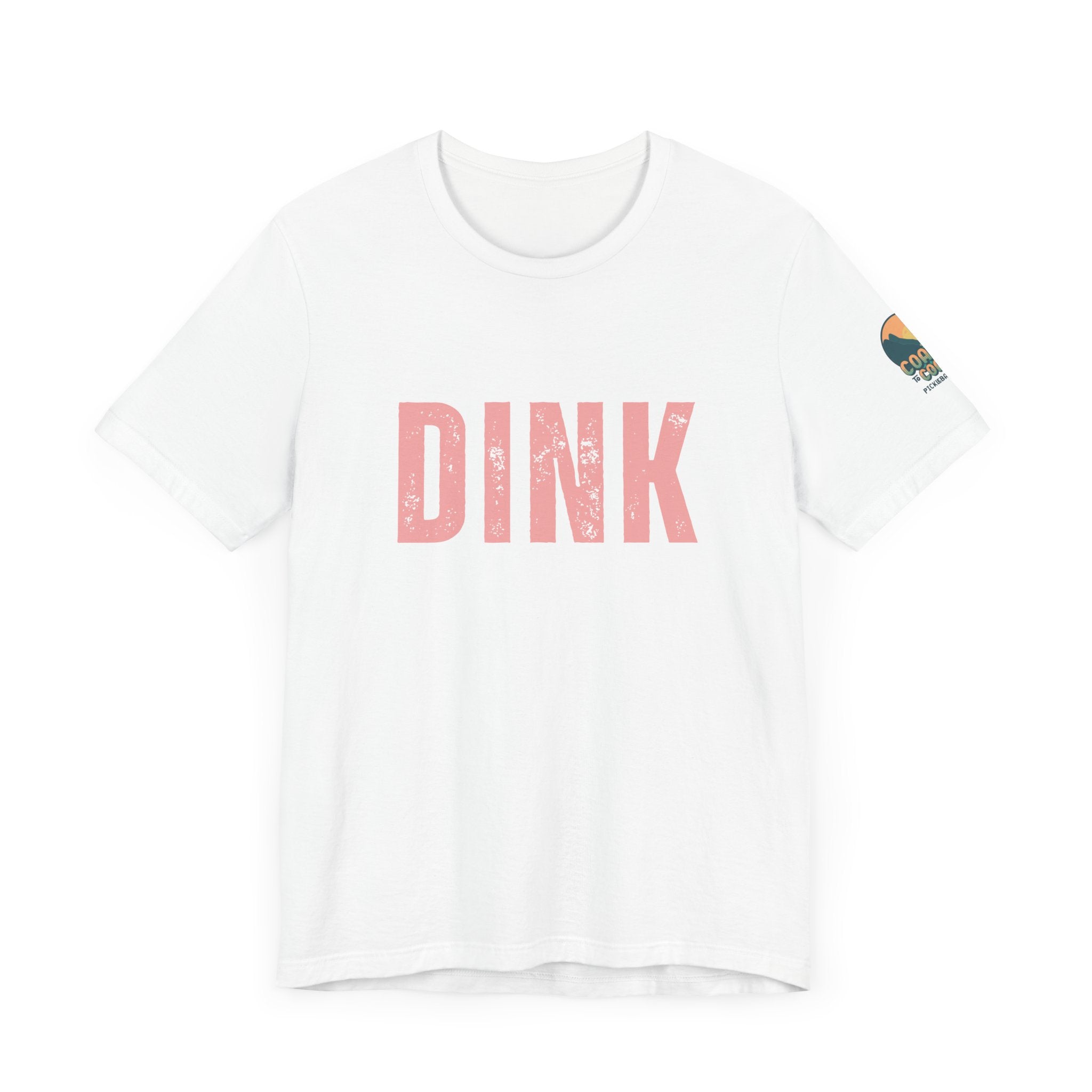 Classic Pickleball T-Shirt - DINK w/ C2C Logo on Sleeve