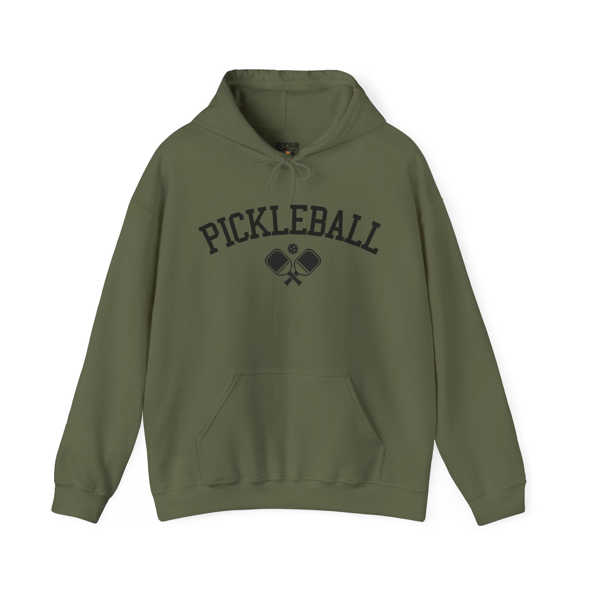 Pickleball Hoodie - Arched Pickleball with Paddles - Pickleball Hoodie for Women & Men