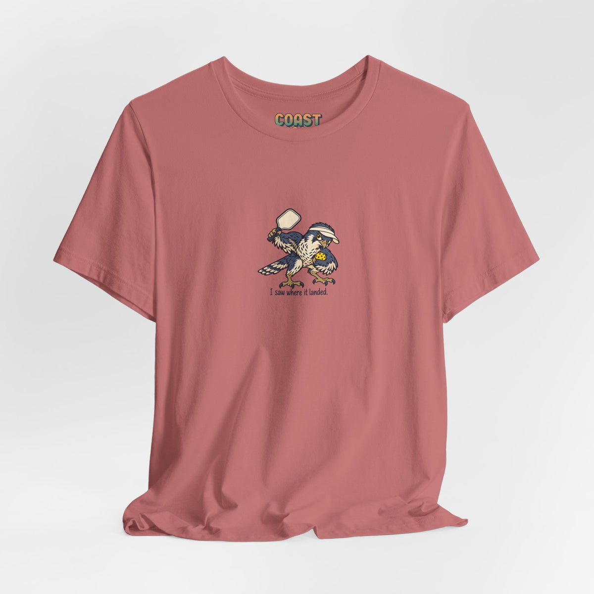 Falcon pickleball t-shirt, I Saw Where It Landed