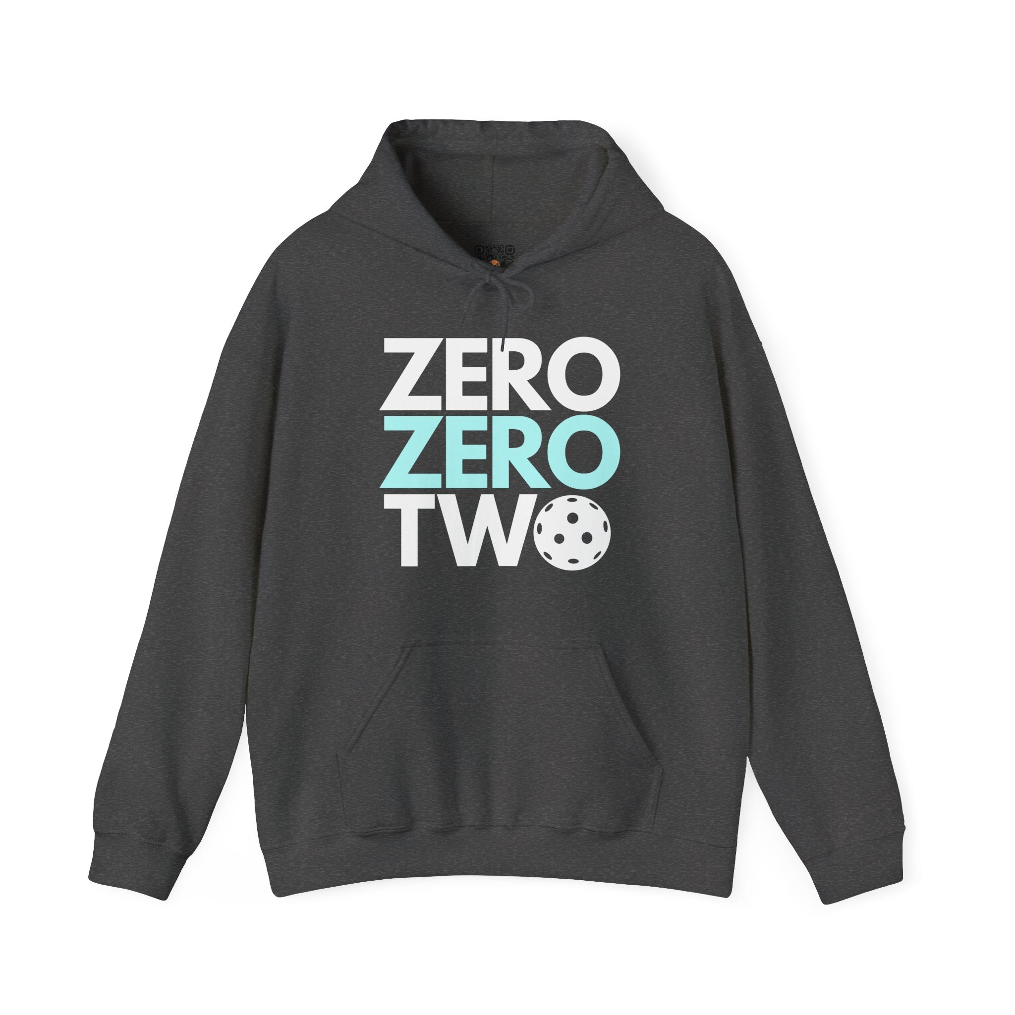 Pickleball Hoodie - ZERO ZERO TWO with Pickleball - Pickleball Hoodie for Women & Men