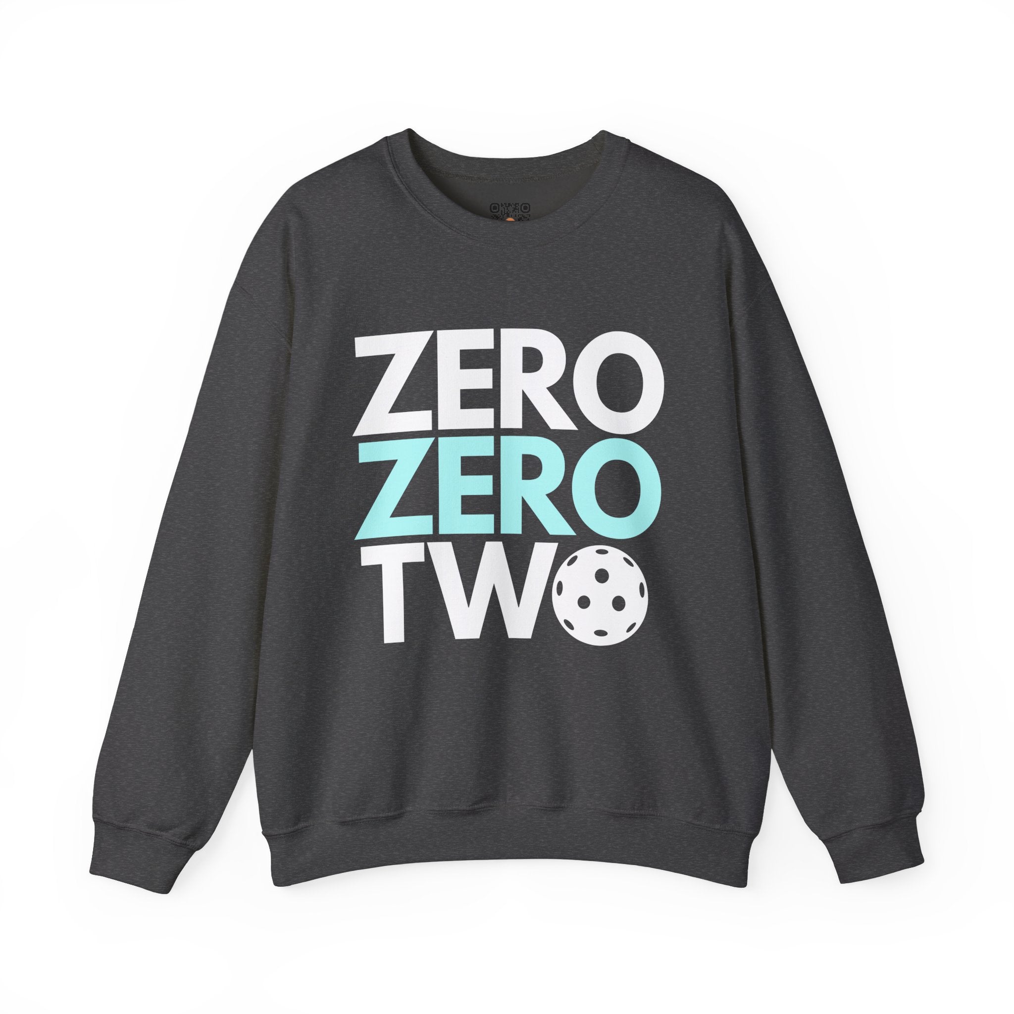 Pickleball Crewneck Sweatshirt - Zero, Zero, Two. - Pickleball Sweatshirt for Women & Men