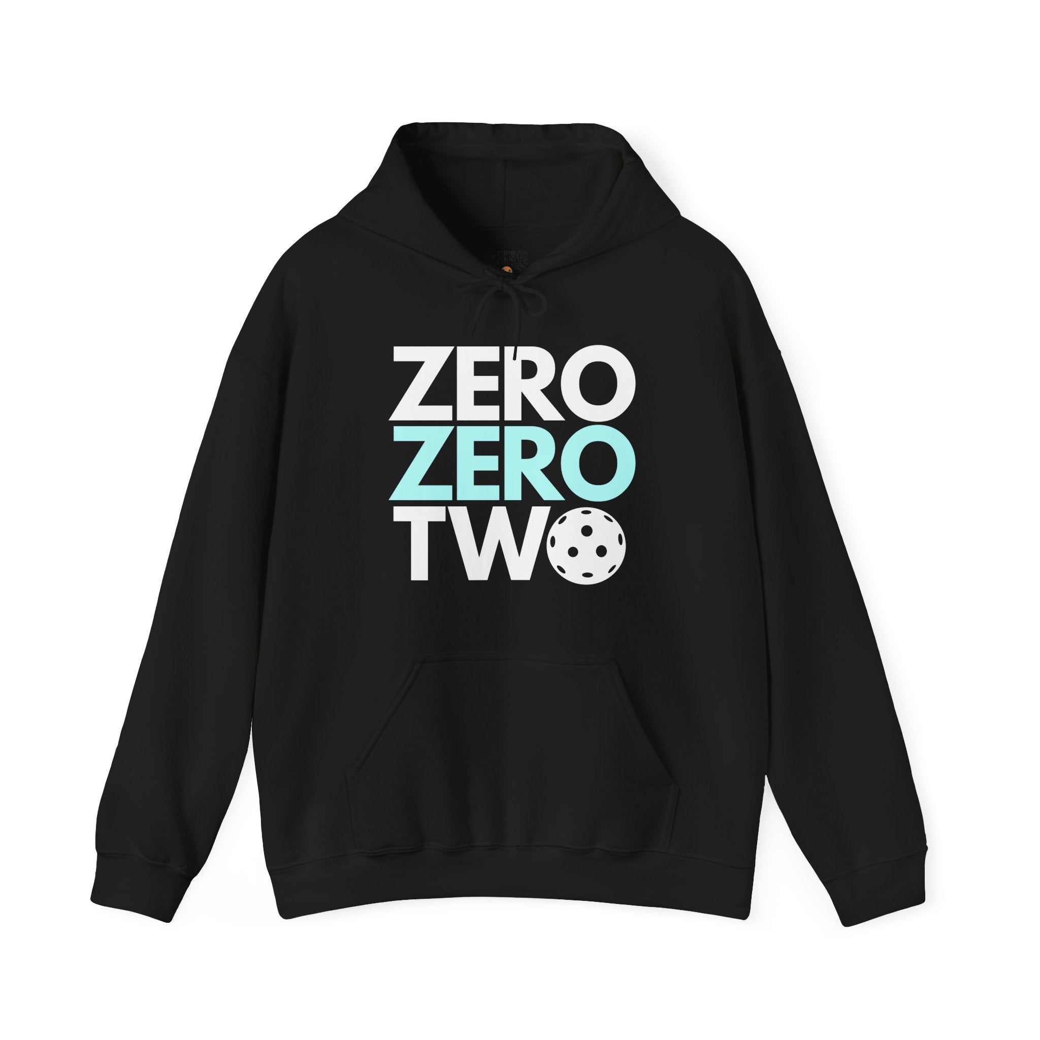 Pickleball Hoodie - ZERO ZERO TWO with Pickleball - Pickleball Hoodie for Women & Men
