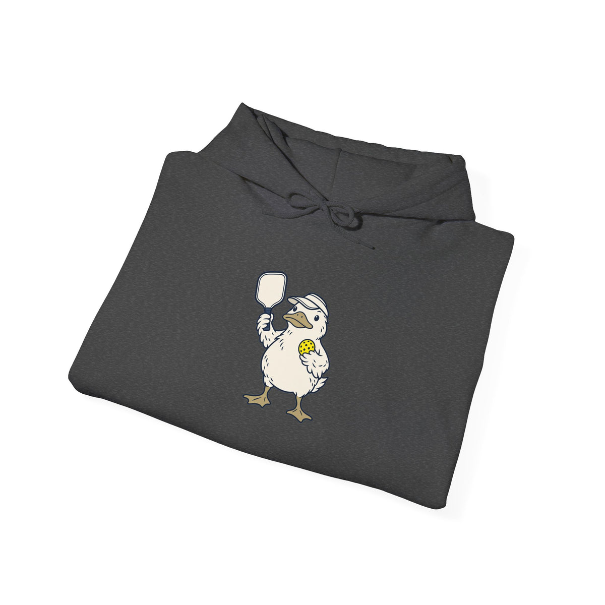 Duck pickleball hoodie, Calm on Top, Paddling Hard Below