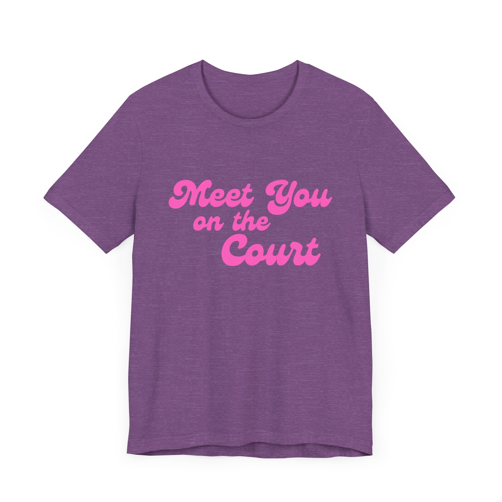 Pickleball T-Shirt | Meet you on the Court | Pink Wednesdays Collection