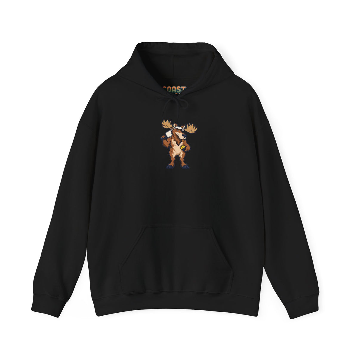 Moose pickleball hoodie in Black