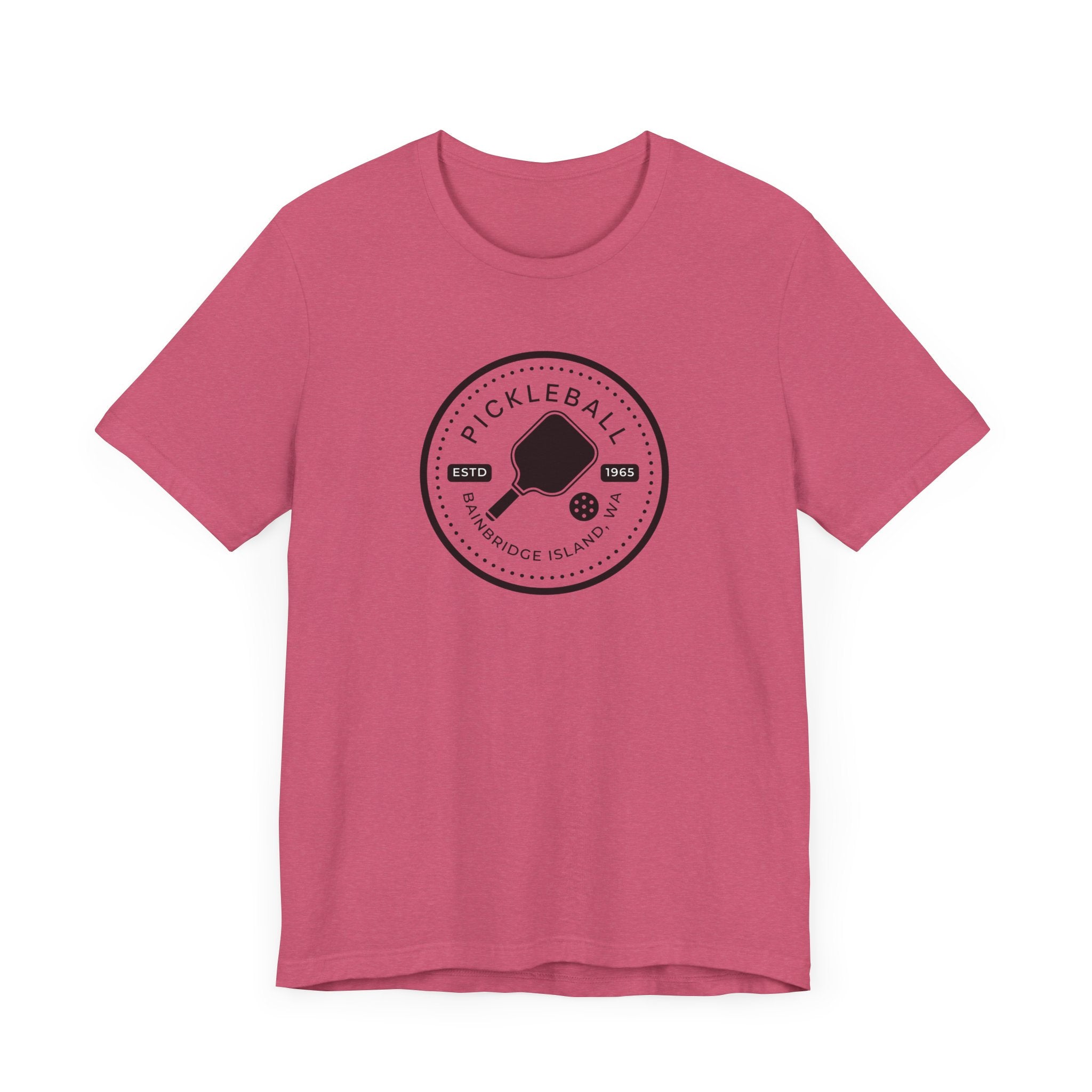 Pickleball T-Shirt - Pickleball Logo Bainbridge Island