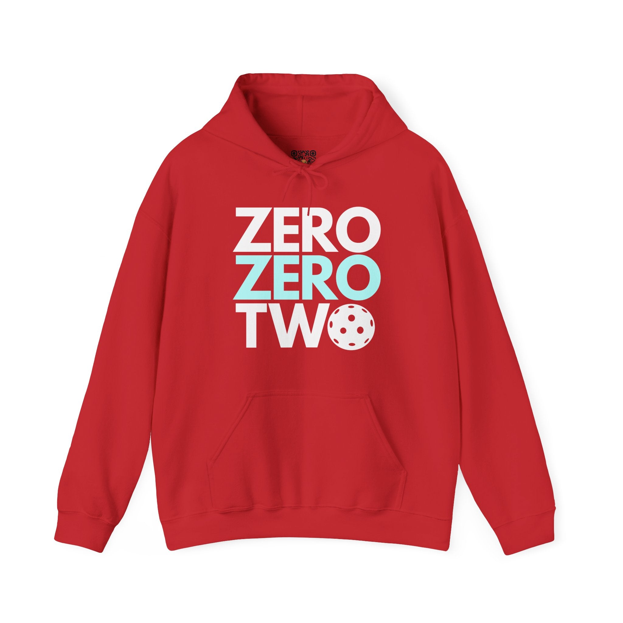 Pickleball Hoodie - ZERO ZERO TWO with Pickleball - Pickleball Hoodie for Women & Men