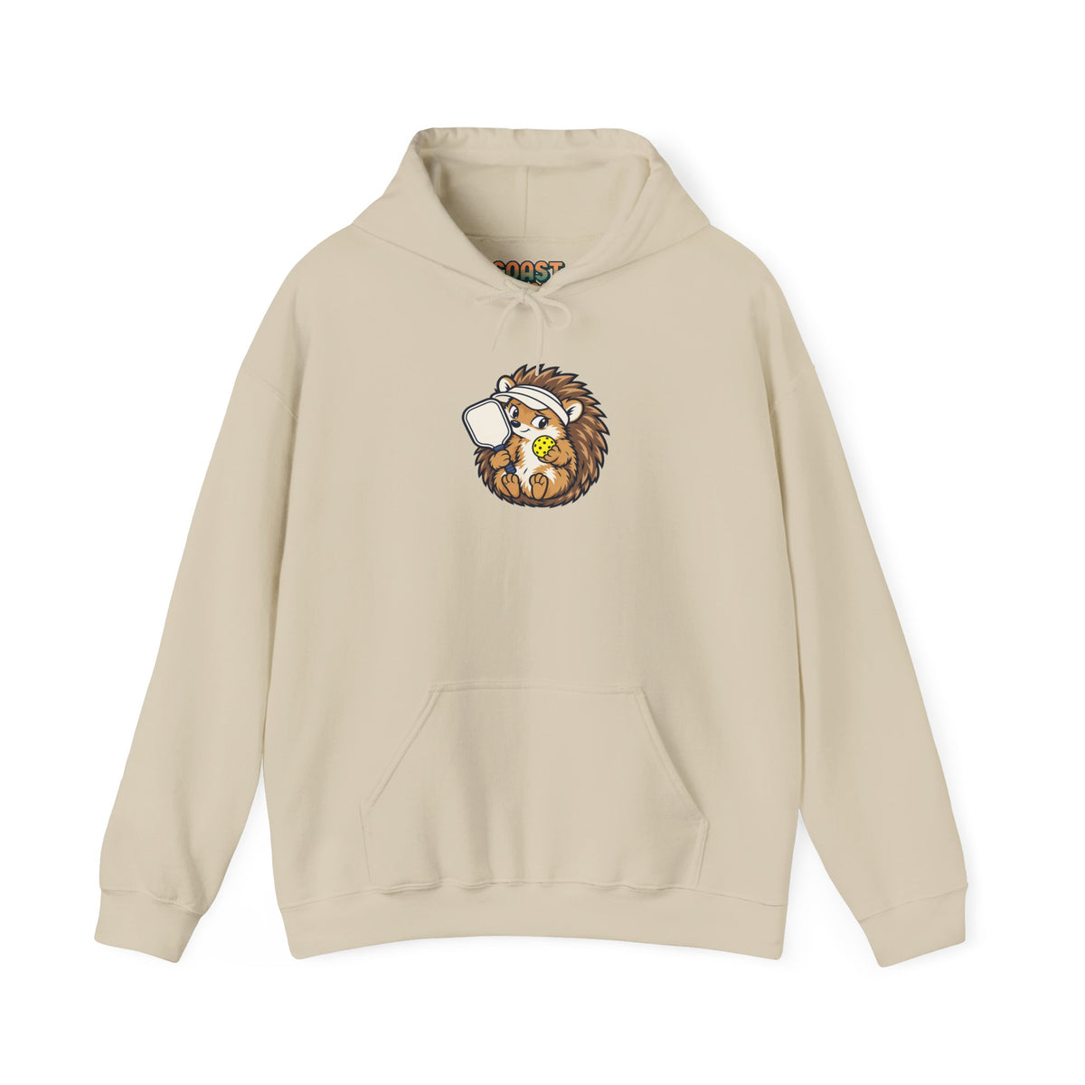 Hedgehog Pickleball Hoodie - Small Player, Full Commitment