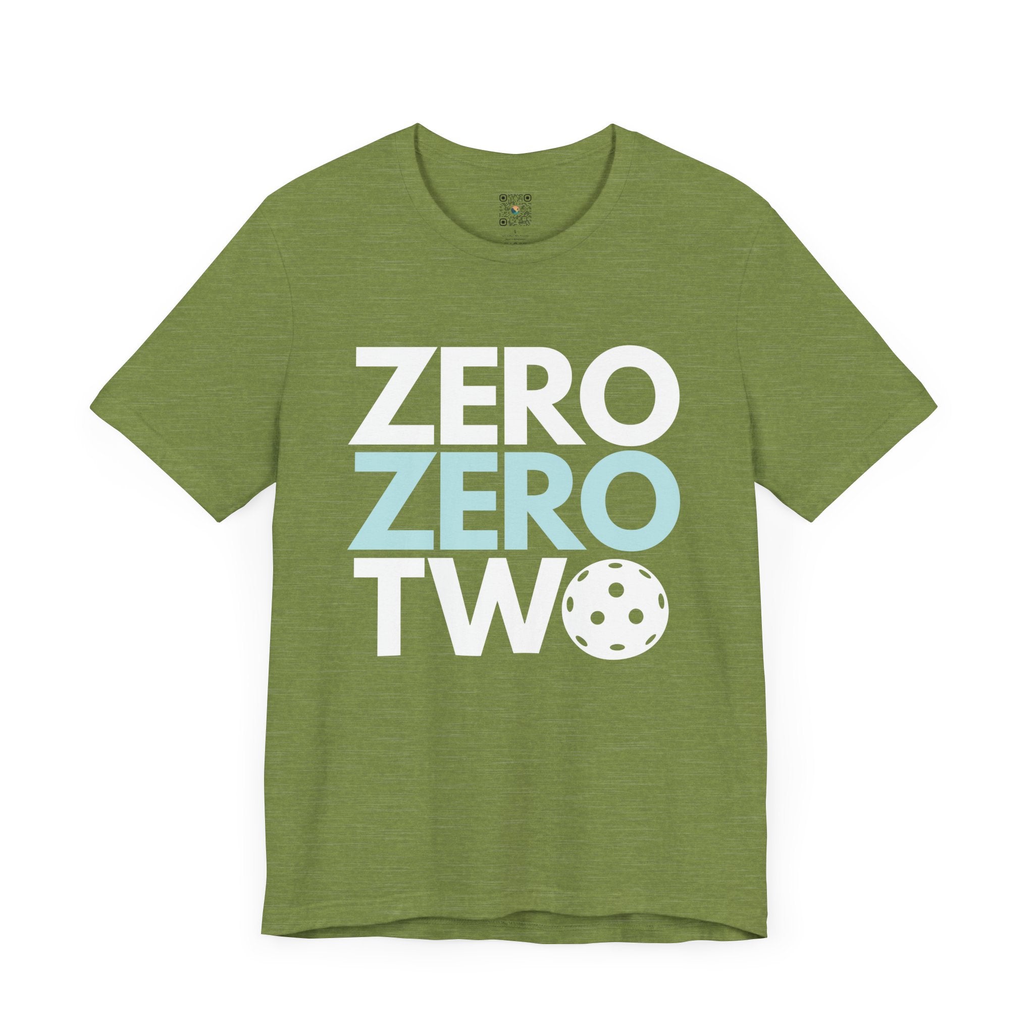 Pickleball T-Shirt - ZERO ZERO TWO with Pickleball Design