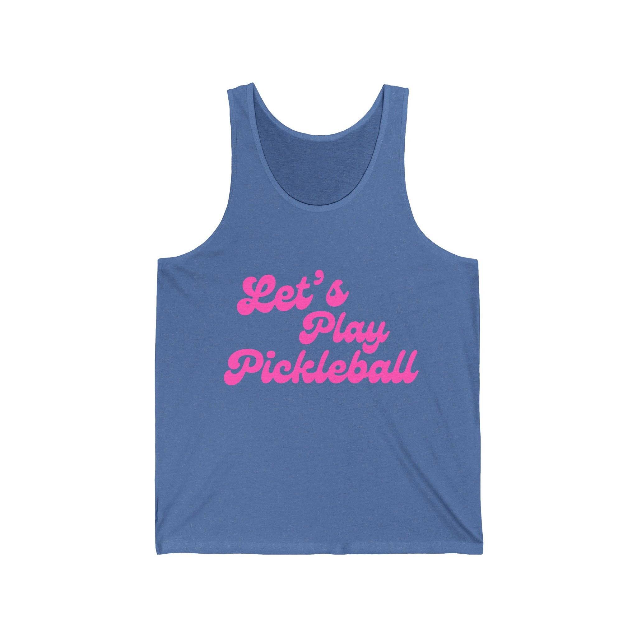 Pickleball Tank | Let's Play Pickleball | Pink Wednesdays Collection