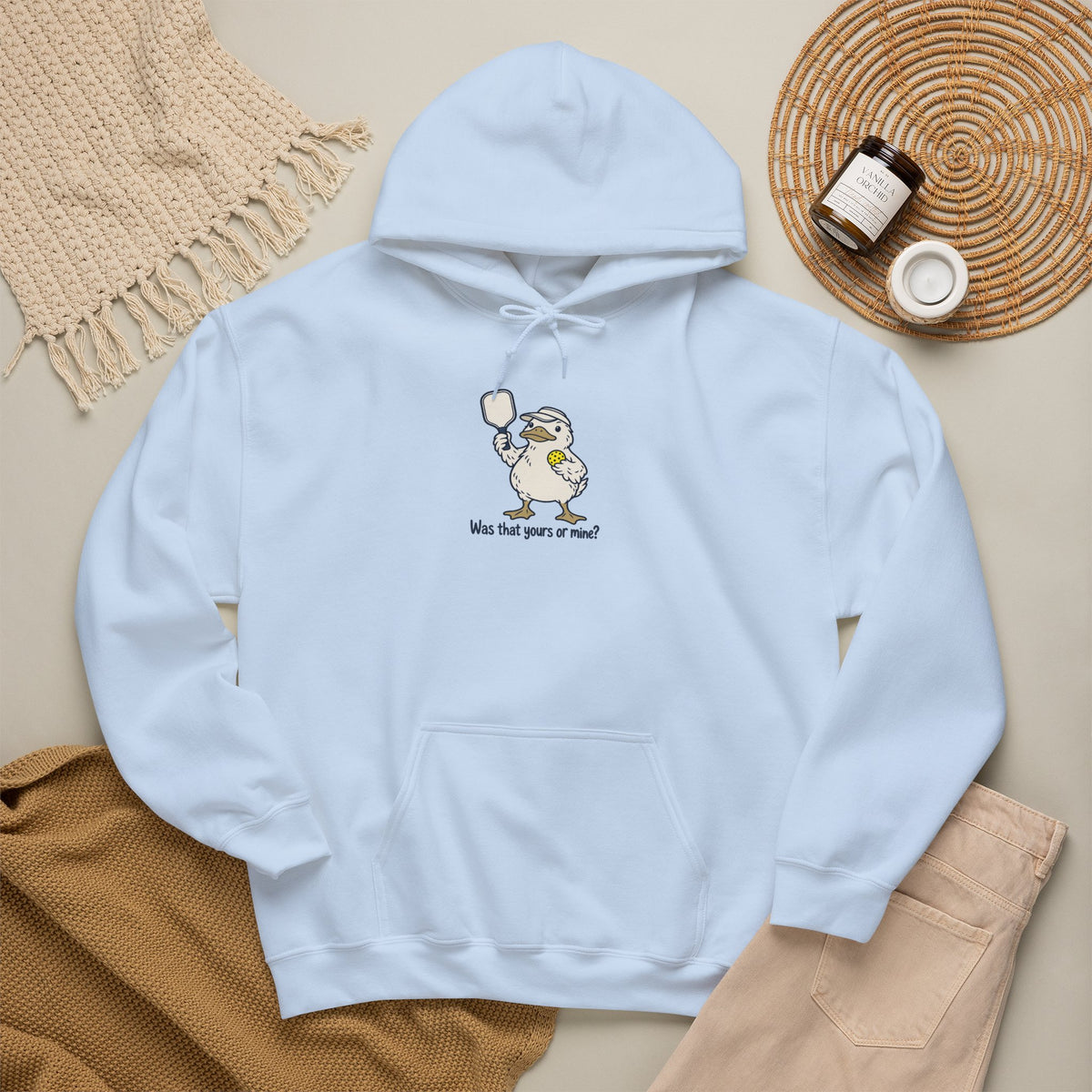 Duck pickleball hoodie, Was That Yours or Mine