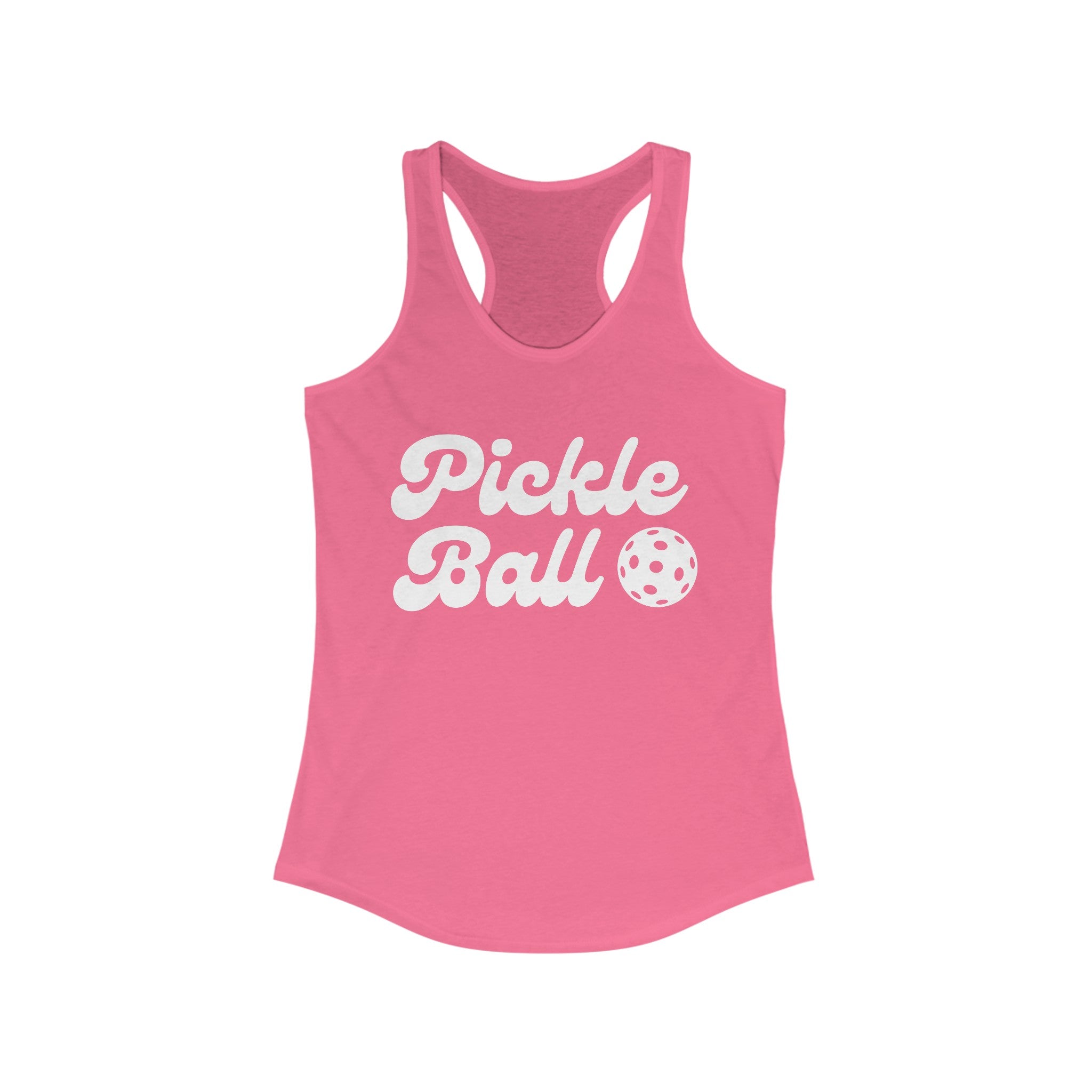 Women's Racerback Slim Fit Pickleball Tank - Pickle Ball