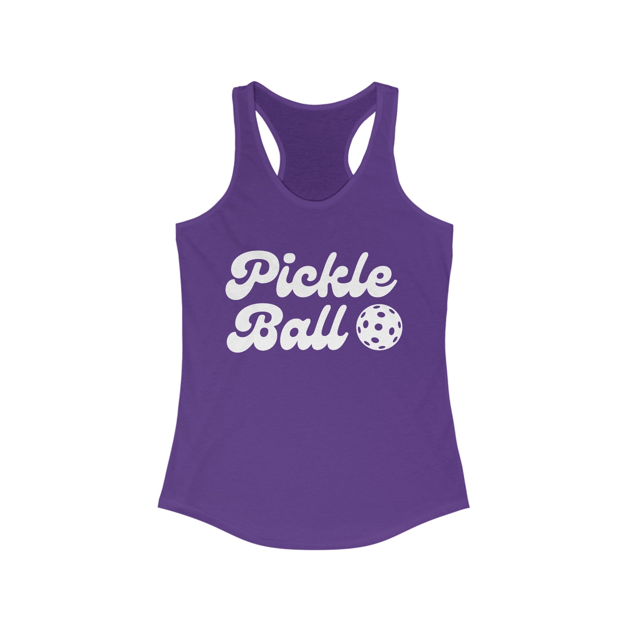 Women's Racerback Slim Fit Pickleball Tank - Pickle Ball