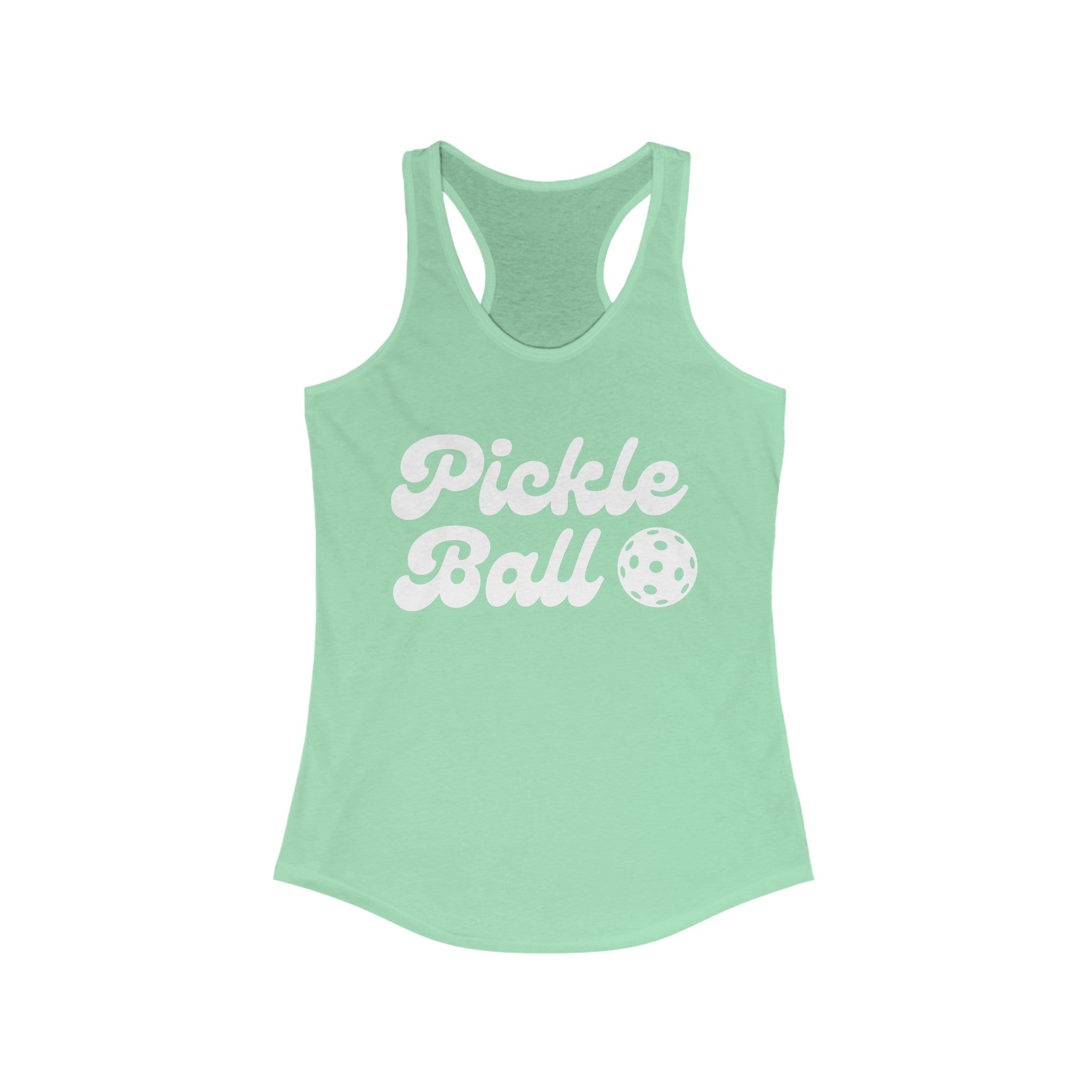 Women's Racerback Slim Fit Pickleball Tank - Pickle Ball
