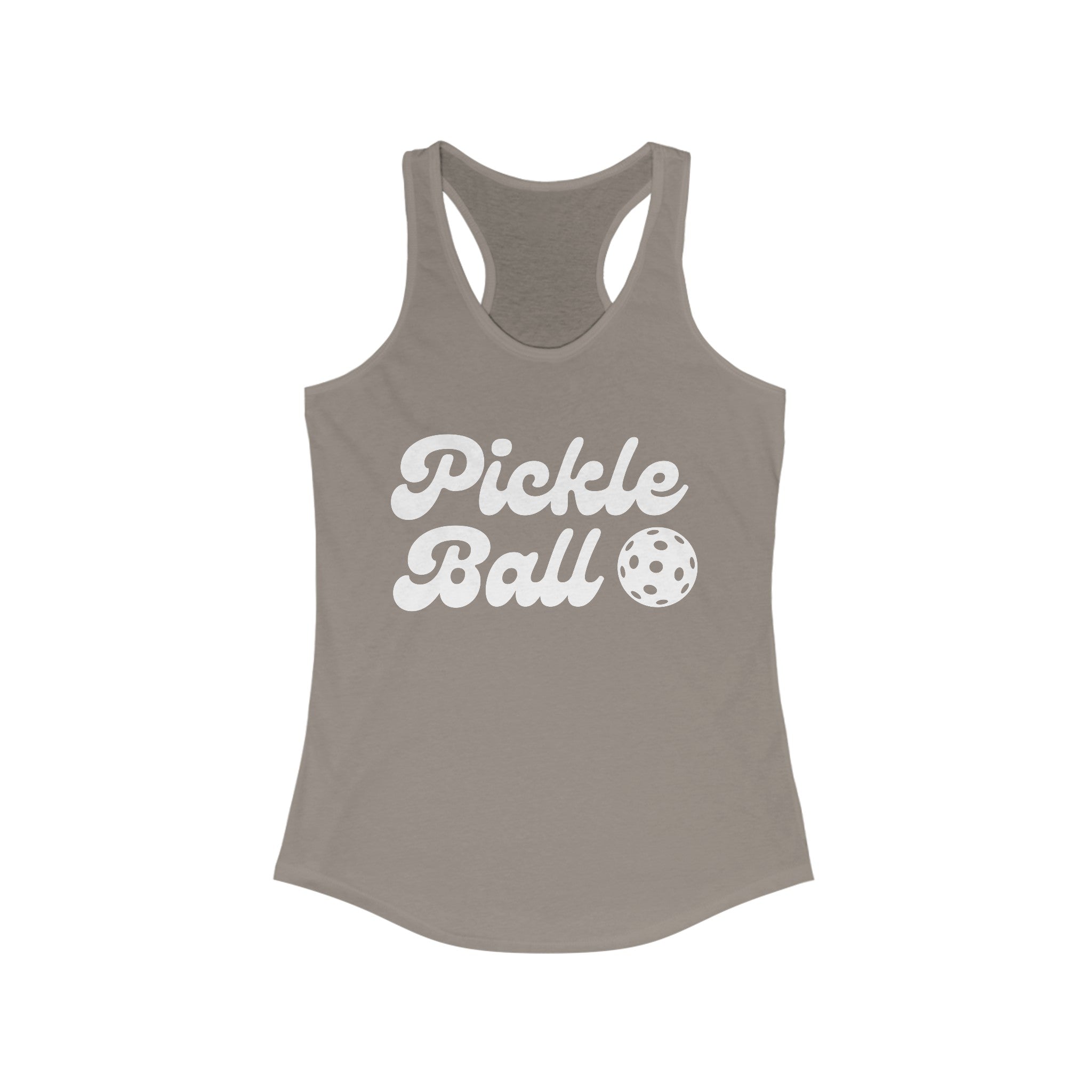 Women's Racerback Slim Fit Pickleball Tank - Pickle Ball