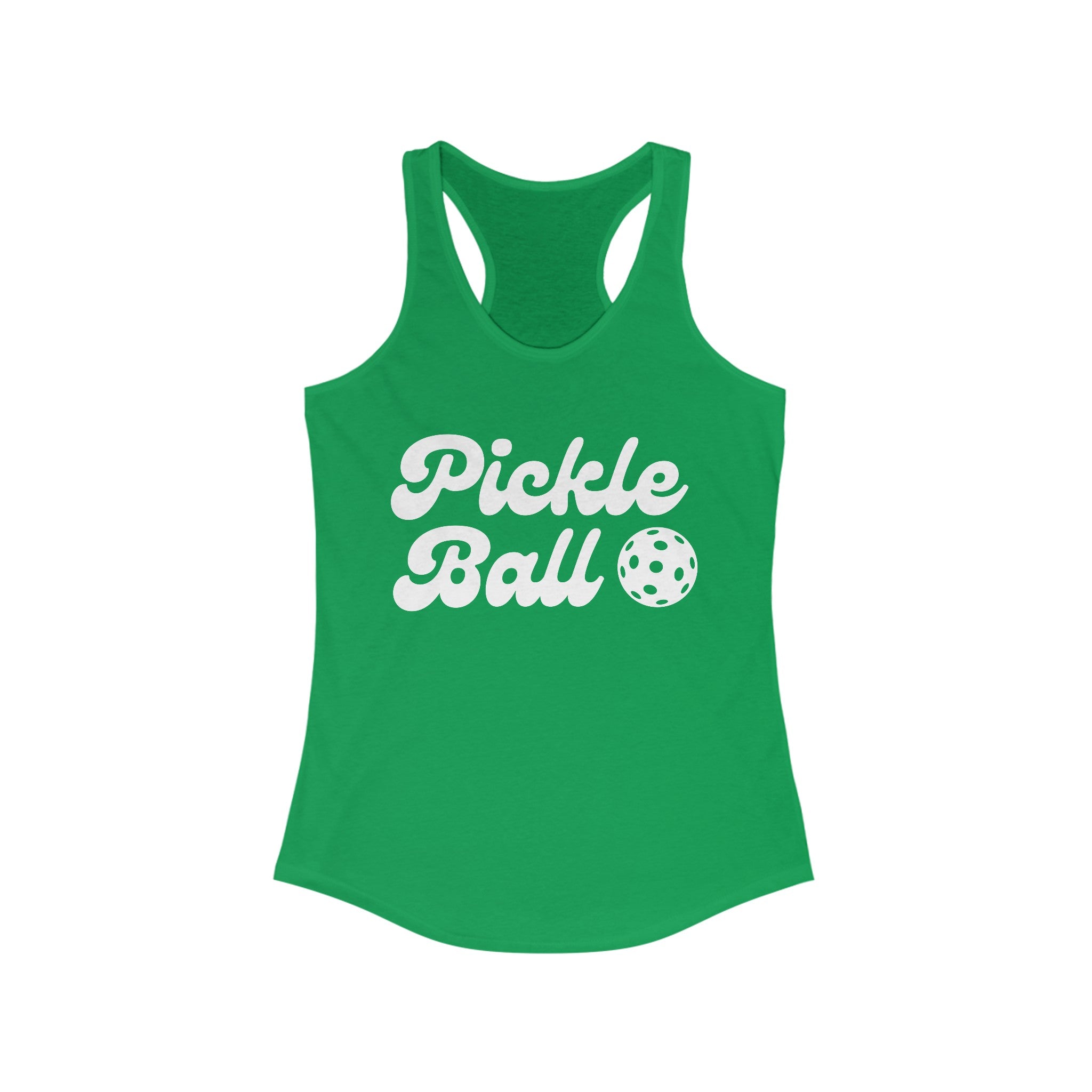 Women's Racerback Slim Fit Pickleball Tank - Pickle Ball