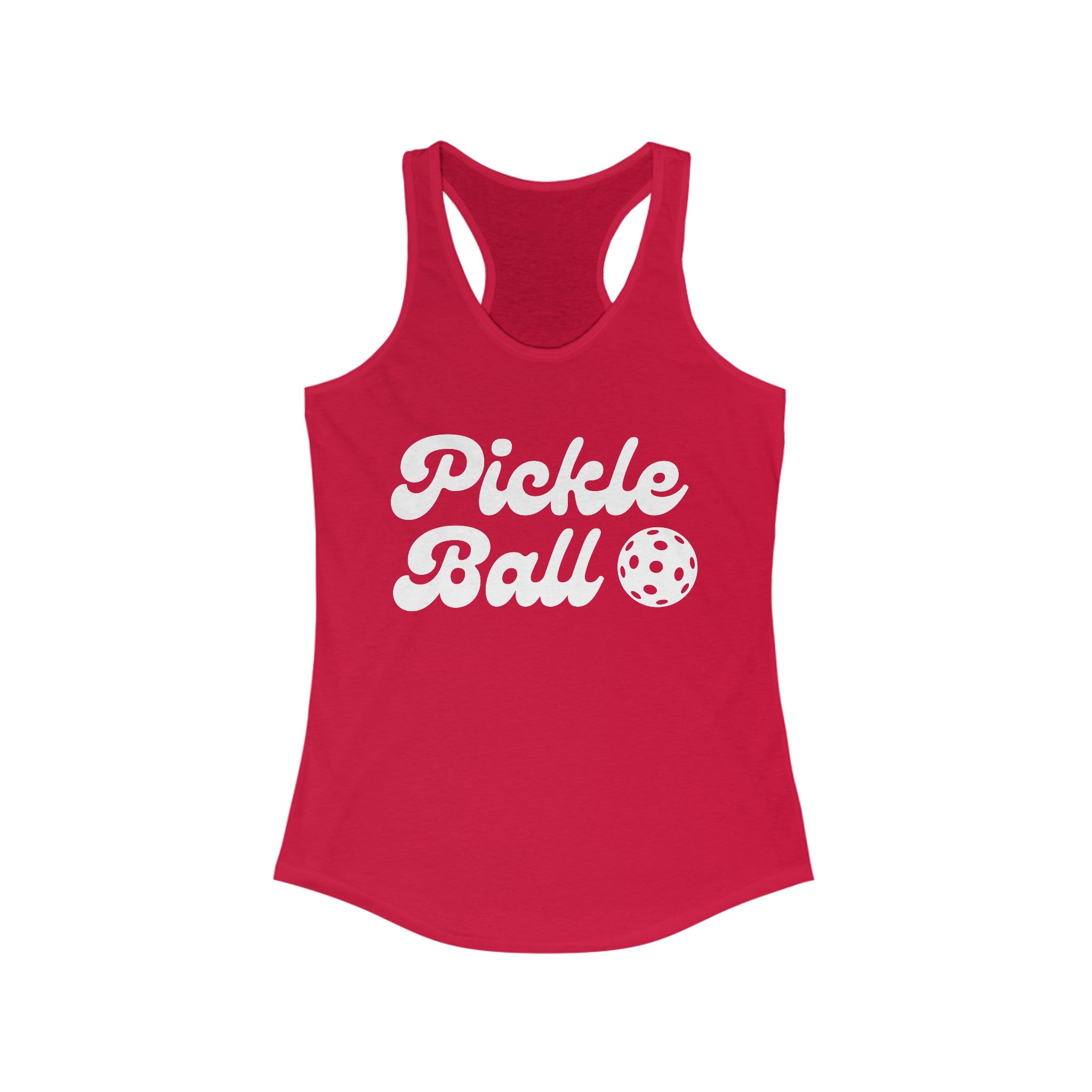 Women's Racerback Slim Fit Pickleball Tank - Pickle Ball