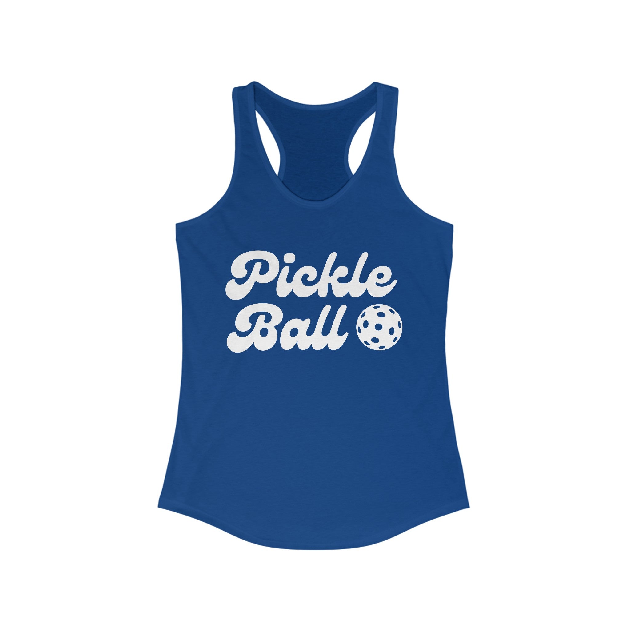 Women's Racerback Slim Fit Pickleball Tank - Pickle Ball