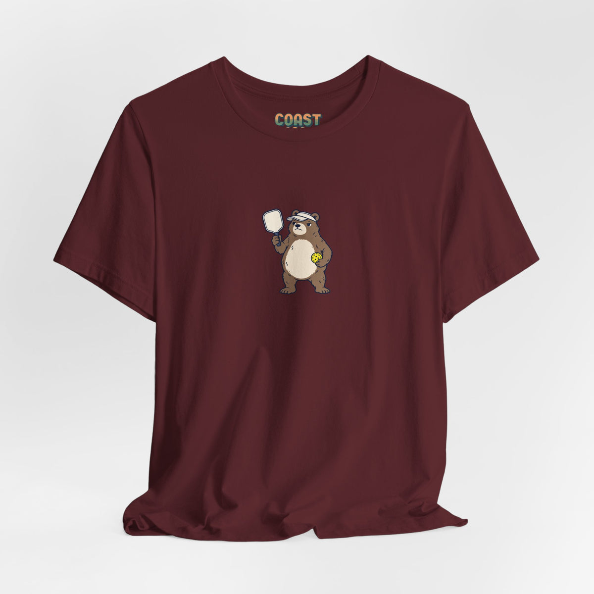 Bear pickleball t-shirt, Bear With Me, I'm Serving