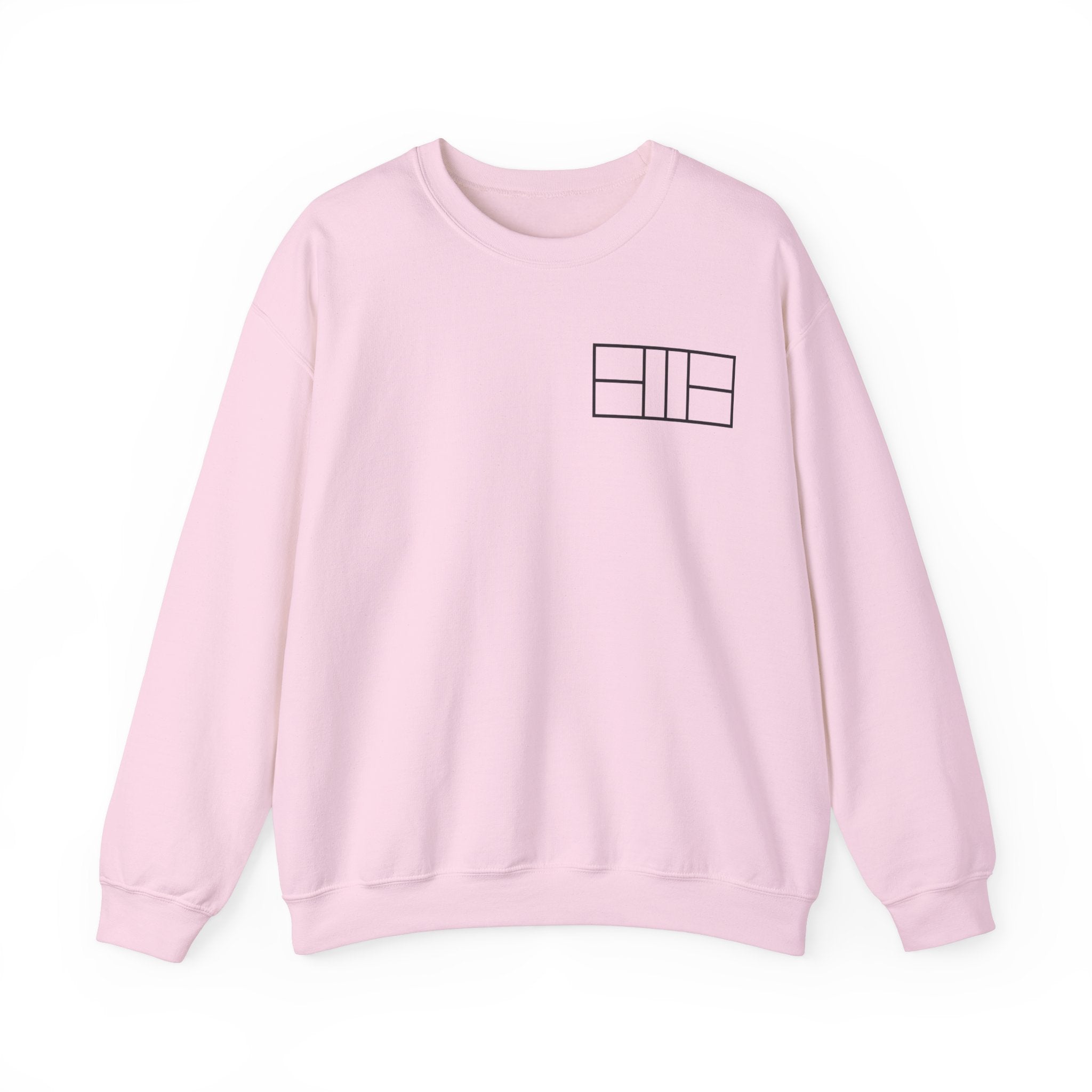 Unisex Heavy Blend Crewneck Sweatshirt - Pickleball Court