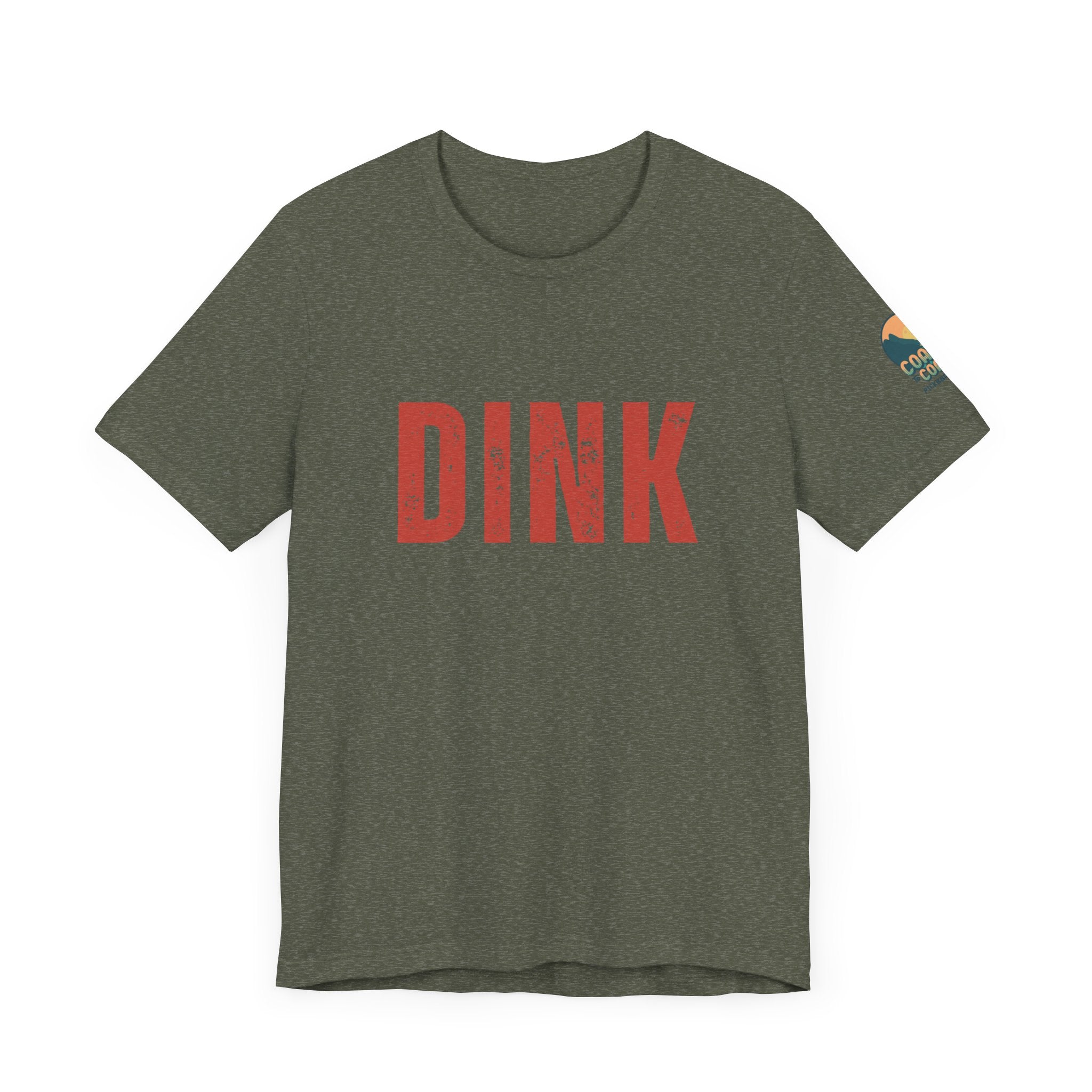 Classic Pickleball T-Shirt - DINK w/ C2C Logo on Sleeve
