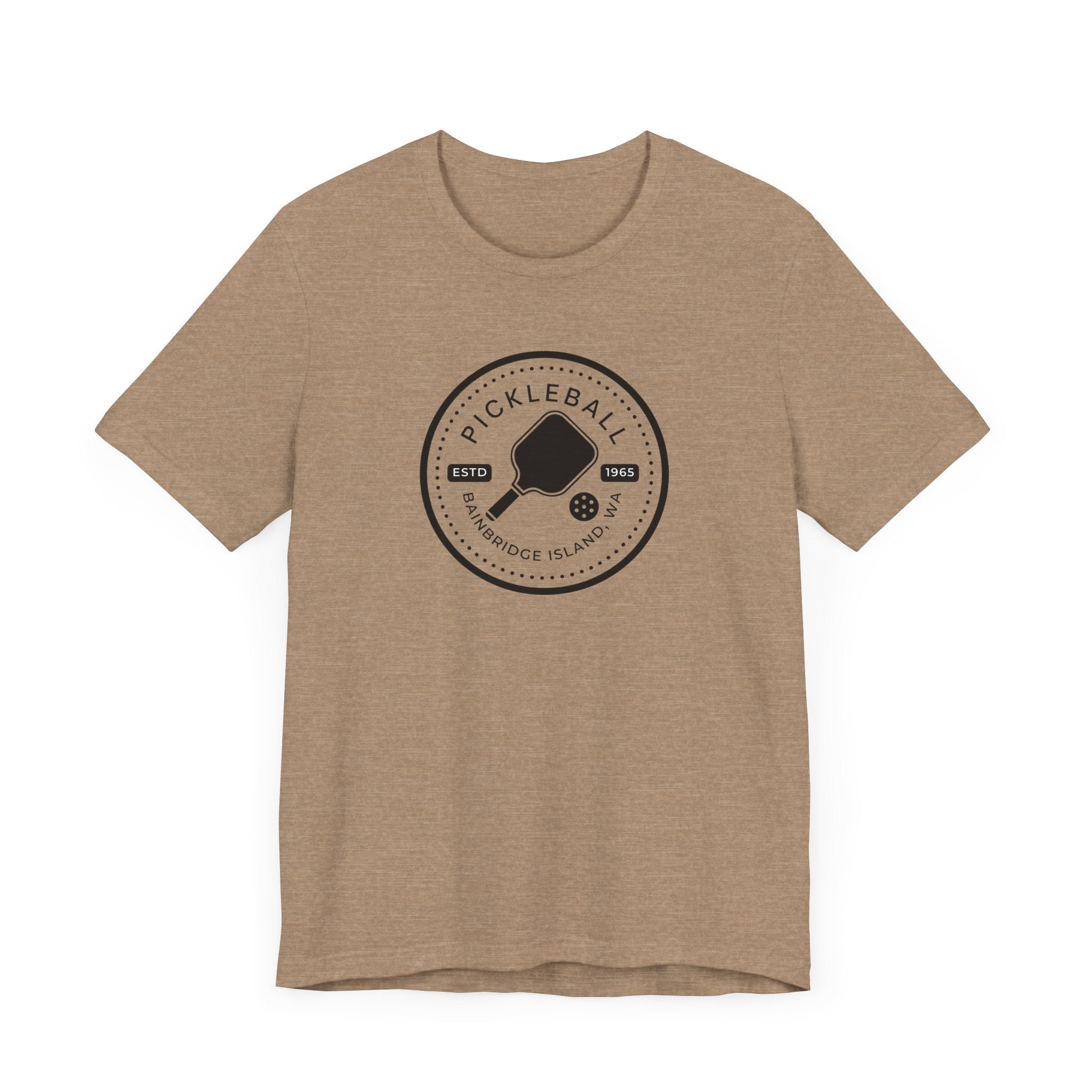 Pickleball T-Shirt - Pickleball Logo Bainbridge Island