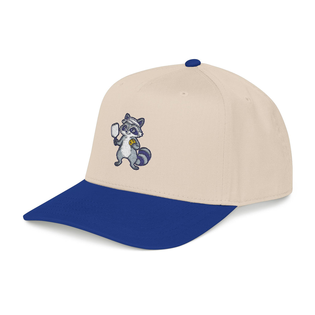 Embroidered pickleball raccoon baseball cap, That Point Was Mine