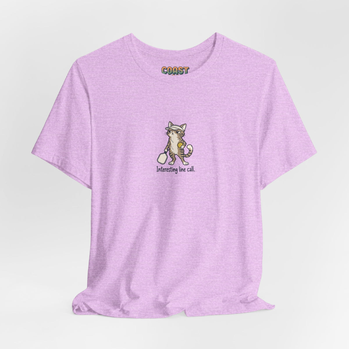 Cat pickleball t-shirt, Interesting Line Call