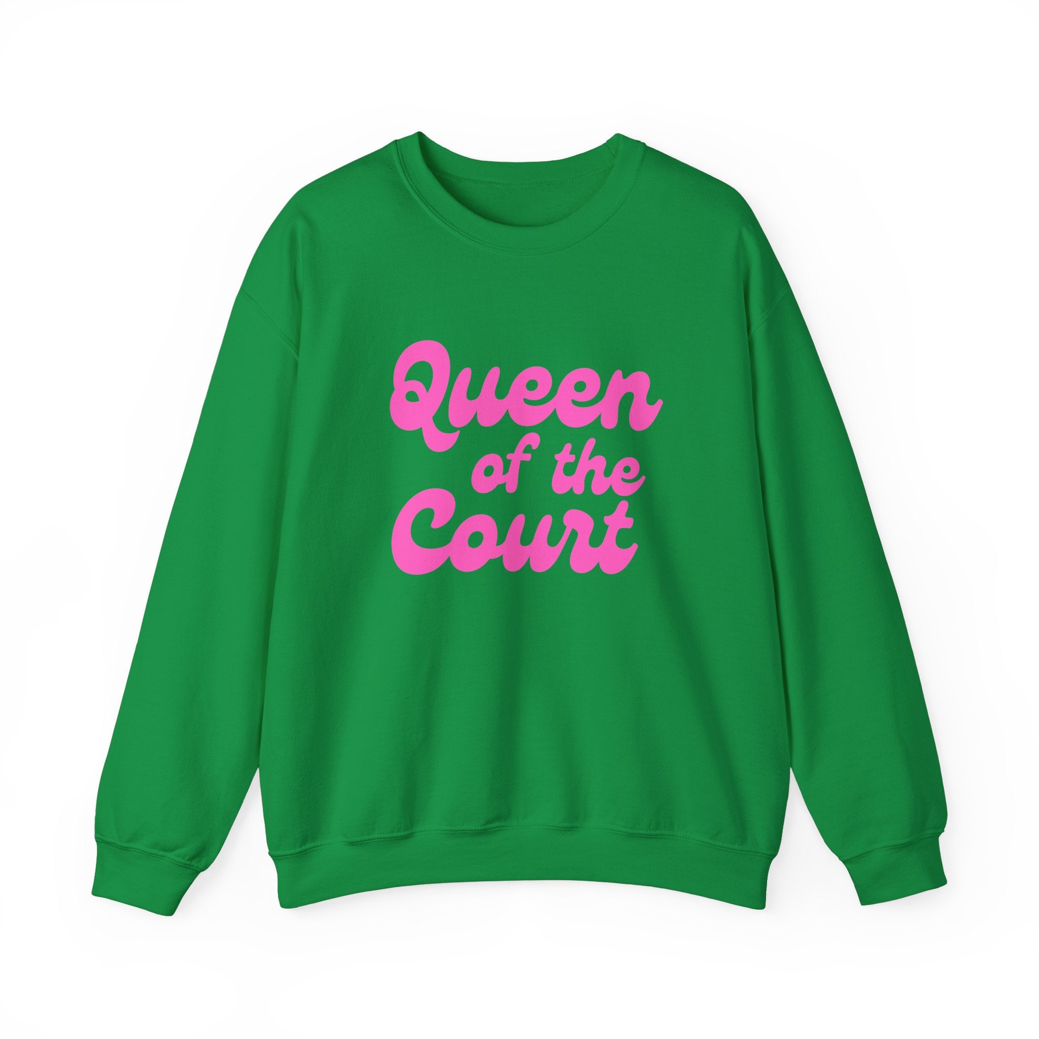Heavy Blend Crewneck Sweatshirt | Queen of the Court | Pink Wednesdays Collection