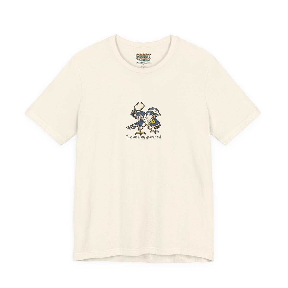 Falcon pickleball t-shirt in Natural