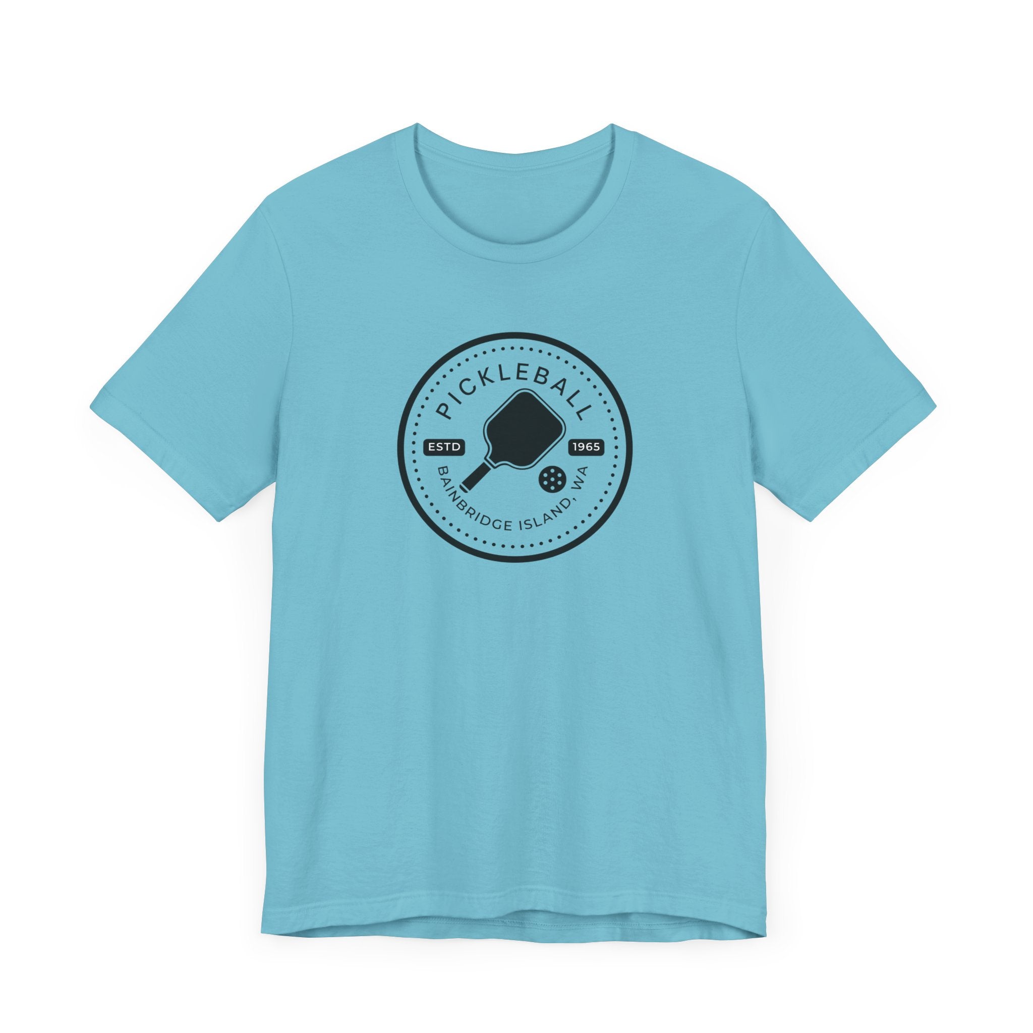 Pickleball T-Shirt - Pickleball Logo Bainbridge Island
