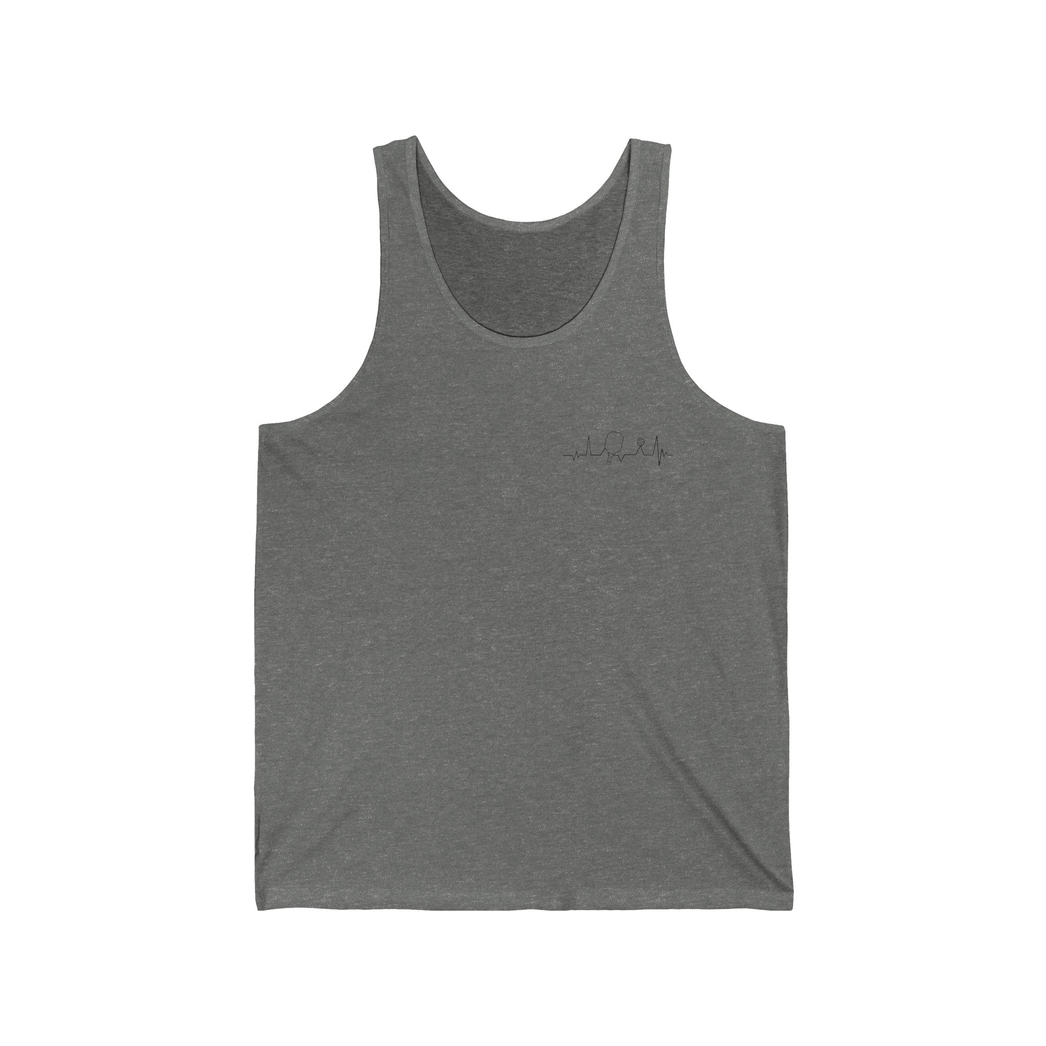 Unisex Pickleball Tank - Pickleball Heartbeat